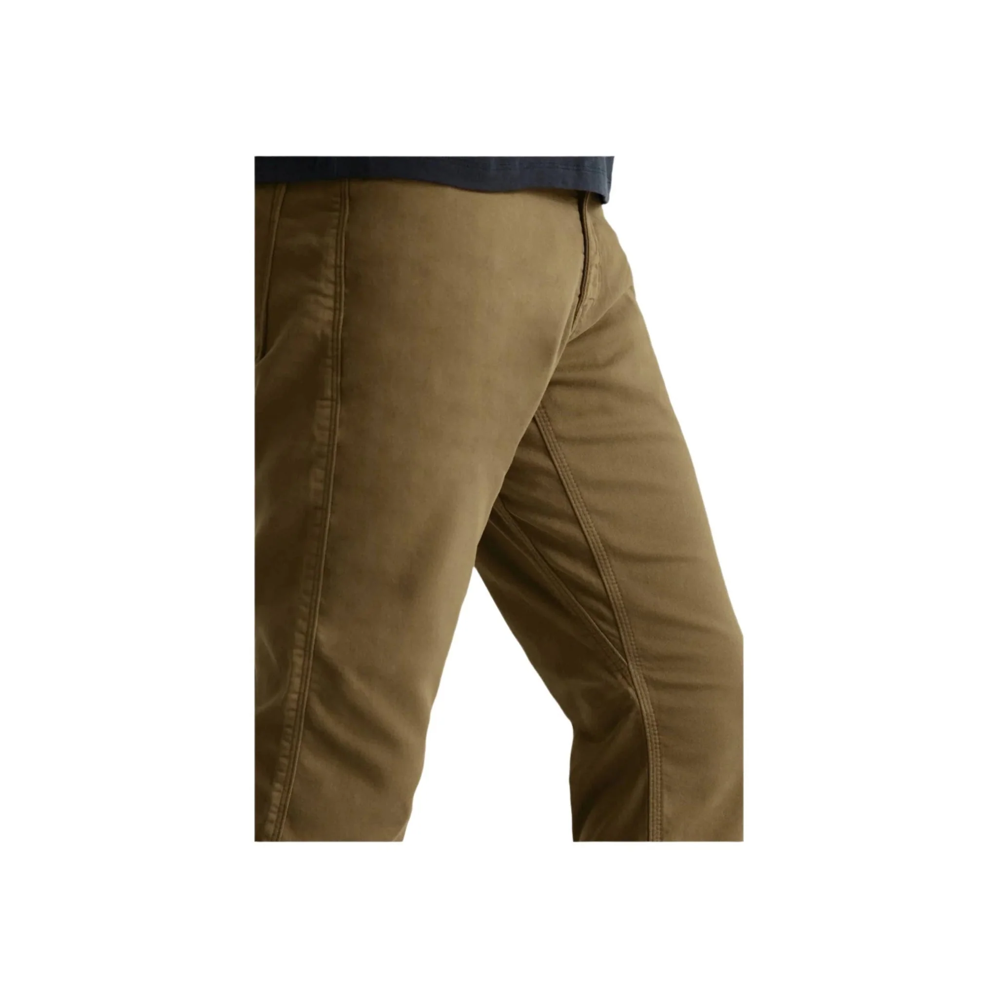 Duer Men's No Sweat Relaxed Taper Pant - Tobacco - Image 4