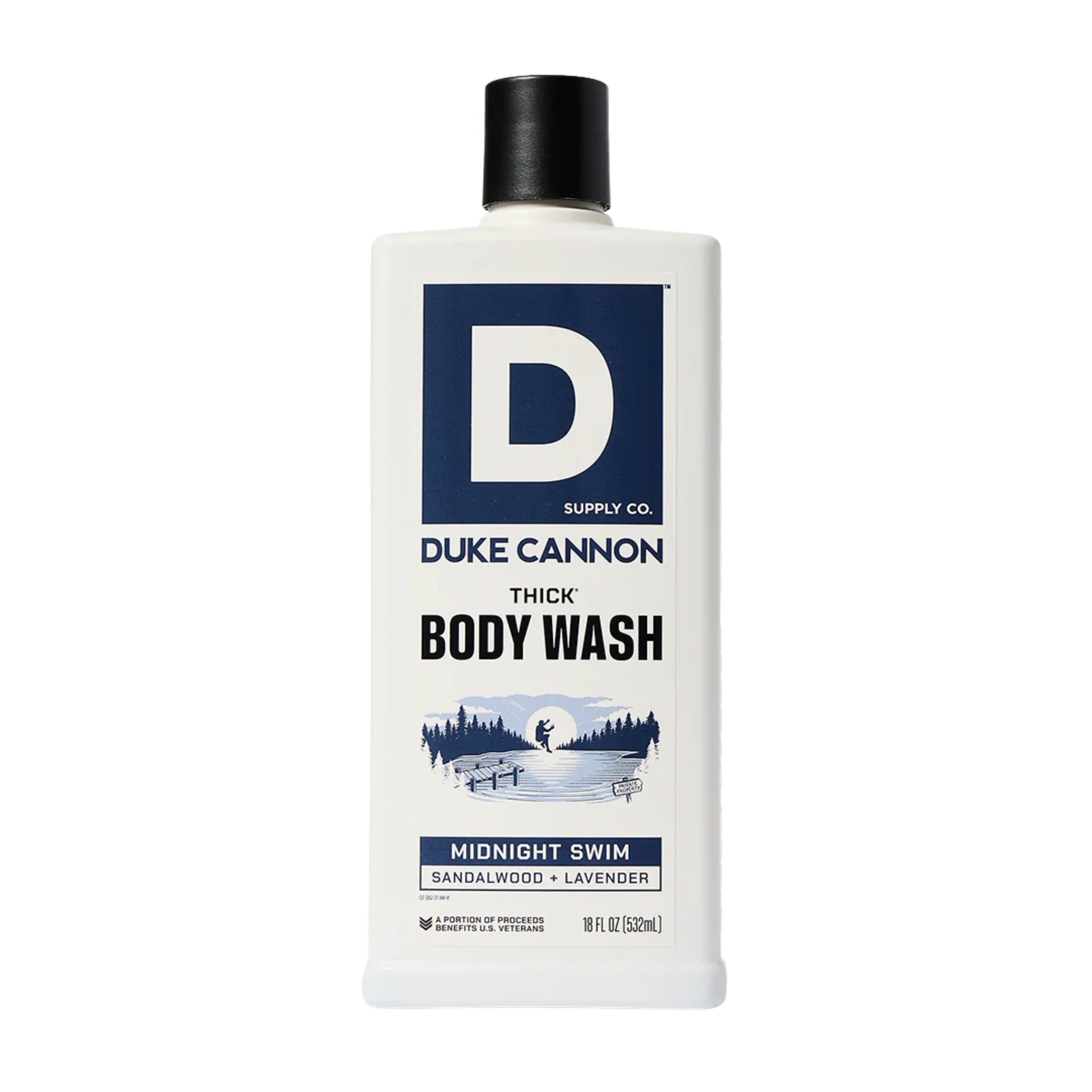 Duke Cannon Body Wash 18oz - Midnight Swim