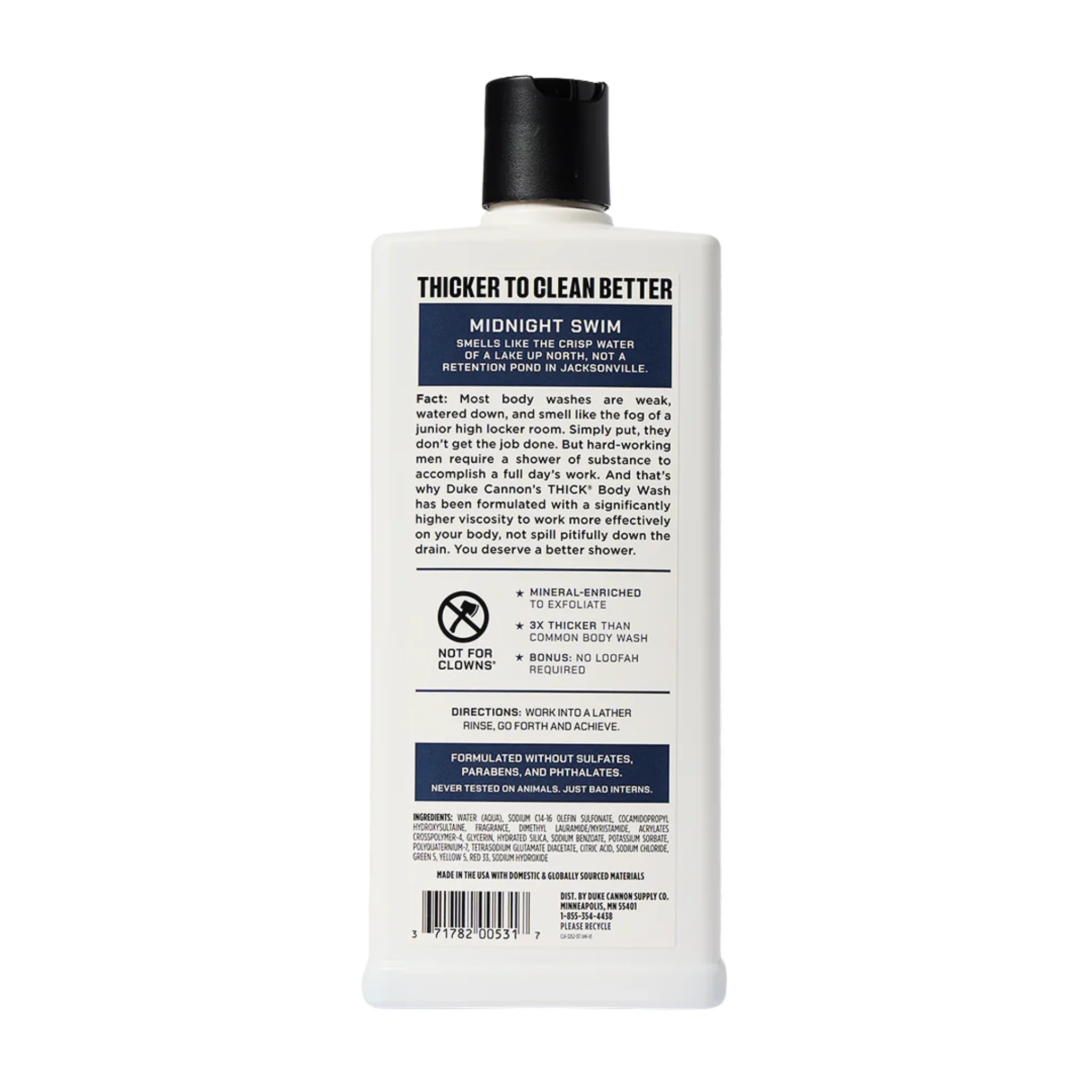 Duke Cannon Body Wash 18oz - Midnight Swim - Image 2