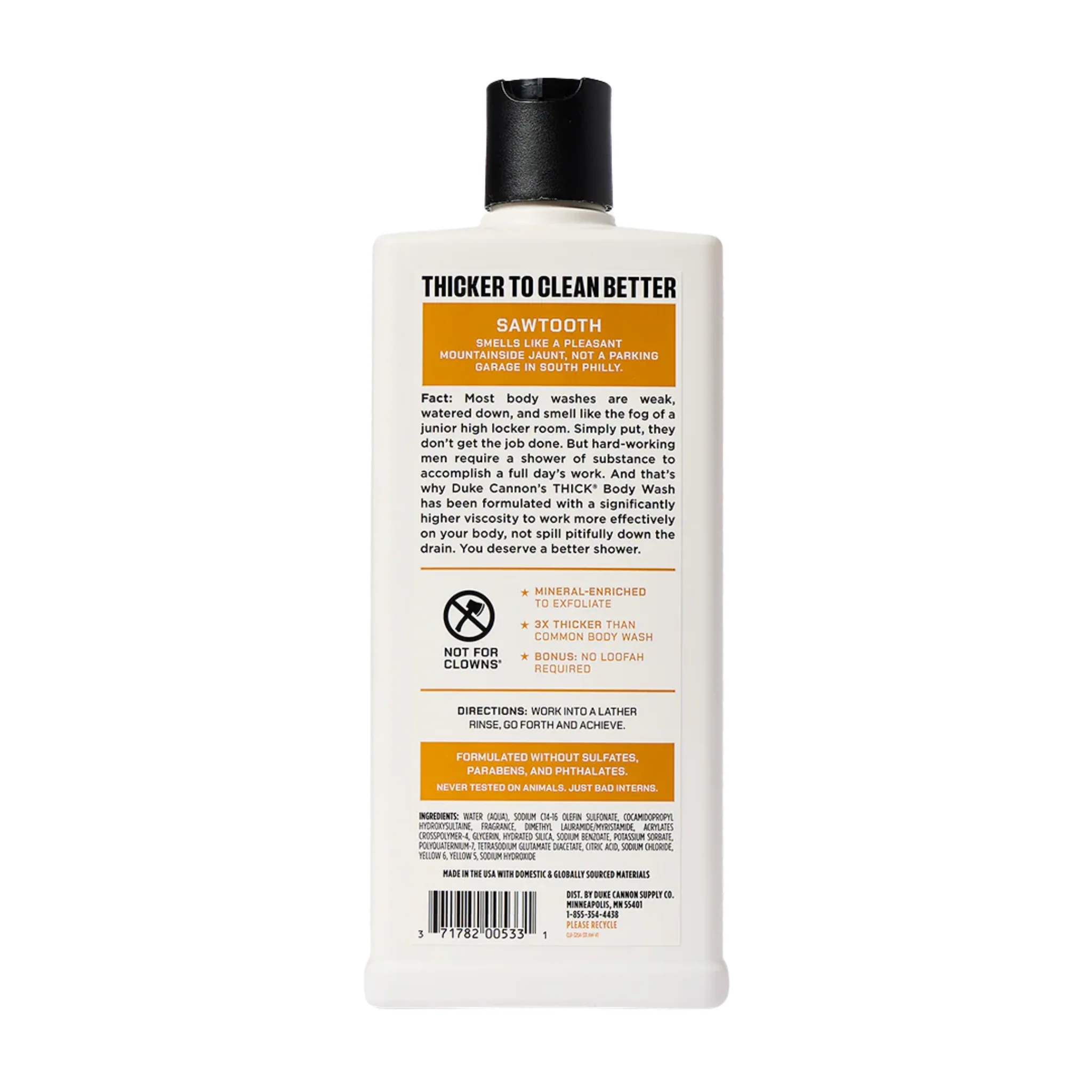 Duke Cannon Body Wash 18oz - Sawtooth - Image 2