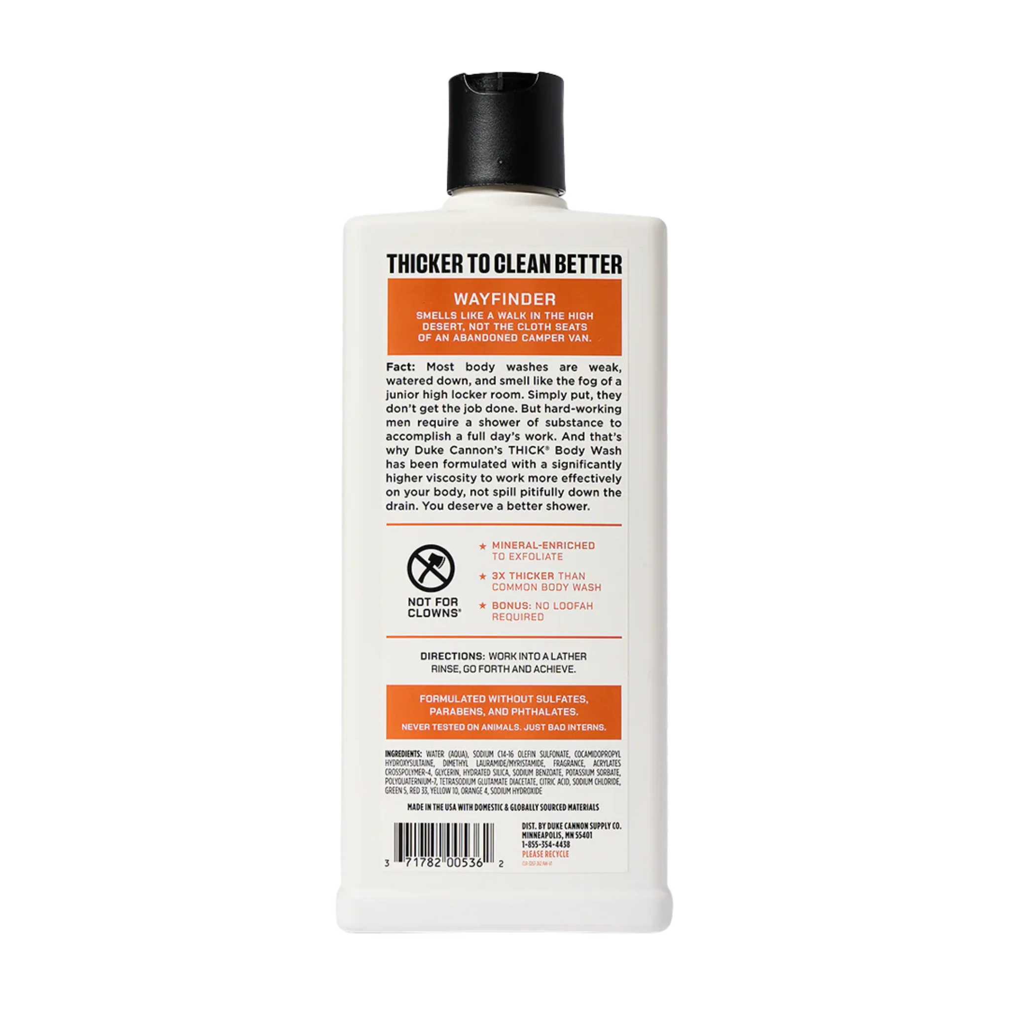 Duke Cannon Body Wash 18oz - Wayfinder - Image 2