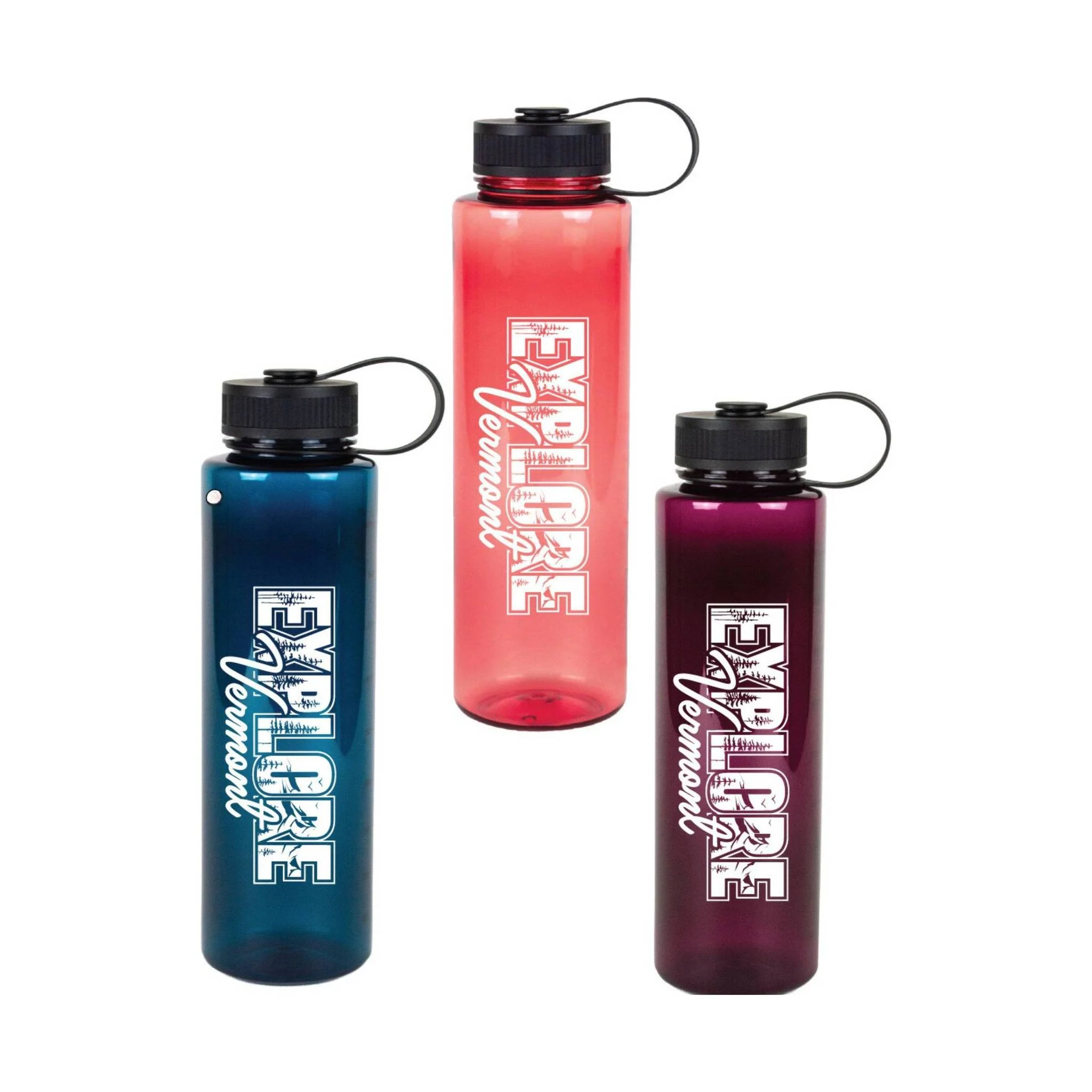 Explore Vermont 32oz Tall Tritan Water Bottle - Pink - Image 2