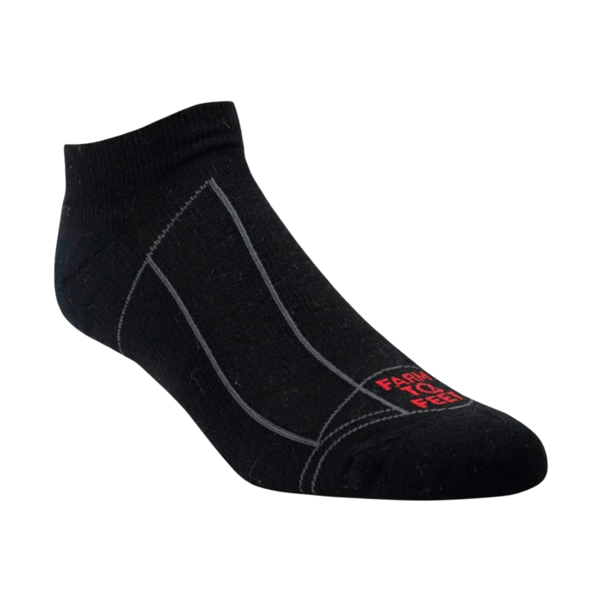 Farm To Feet Men's Greensboro Low Socks - Black