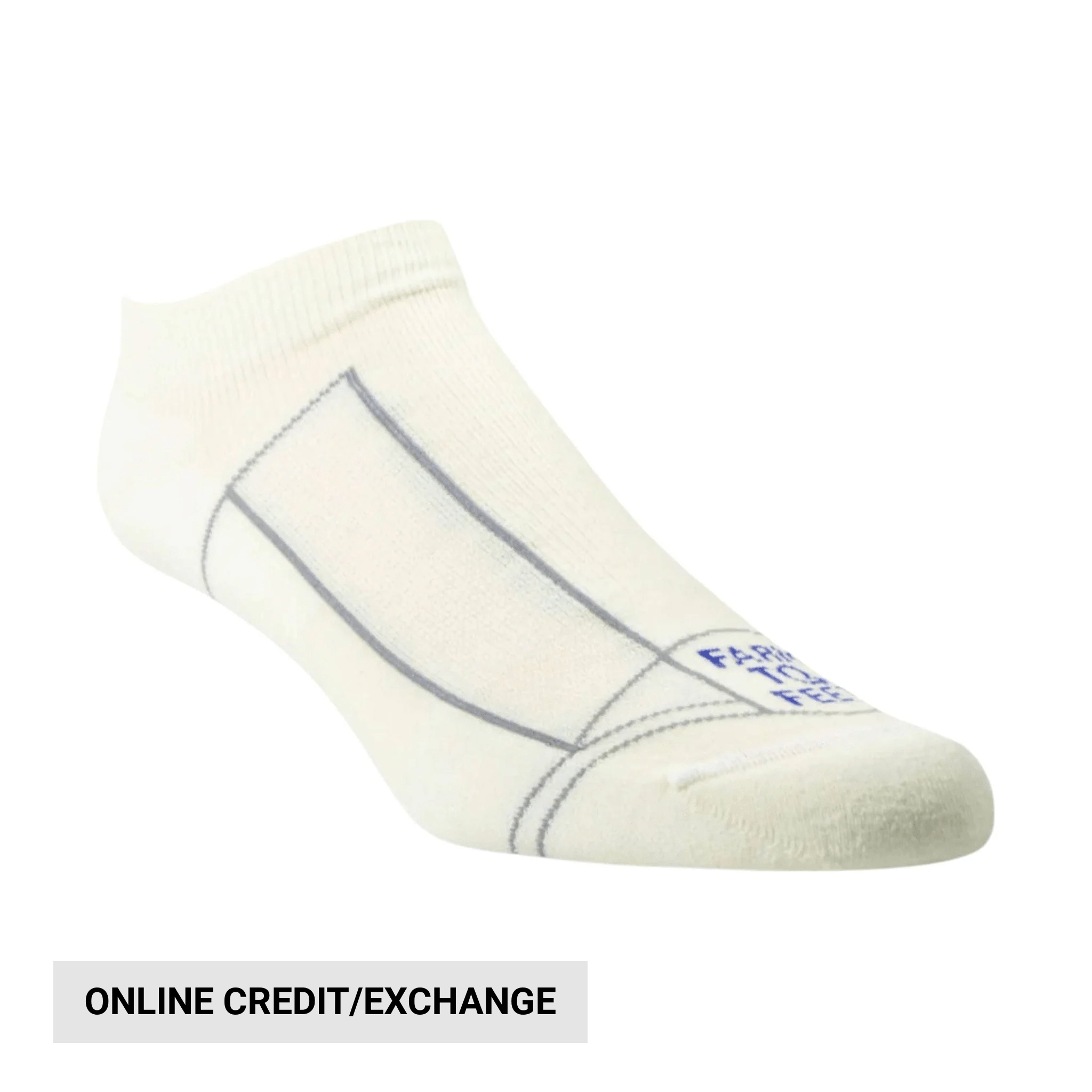 Farm To Feet Men's Greensboro Low Socks - Natural