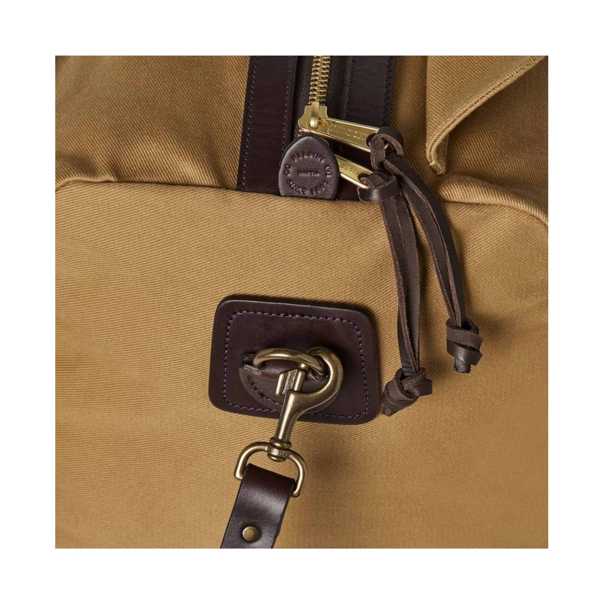 Filson Medium Duffle Bag - Tan - Image 6