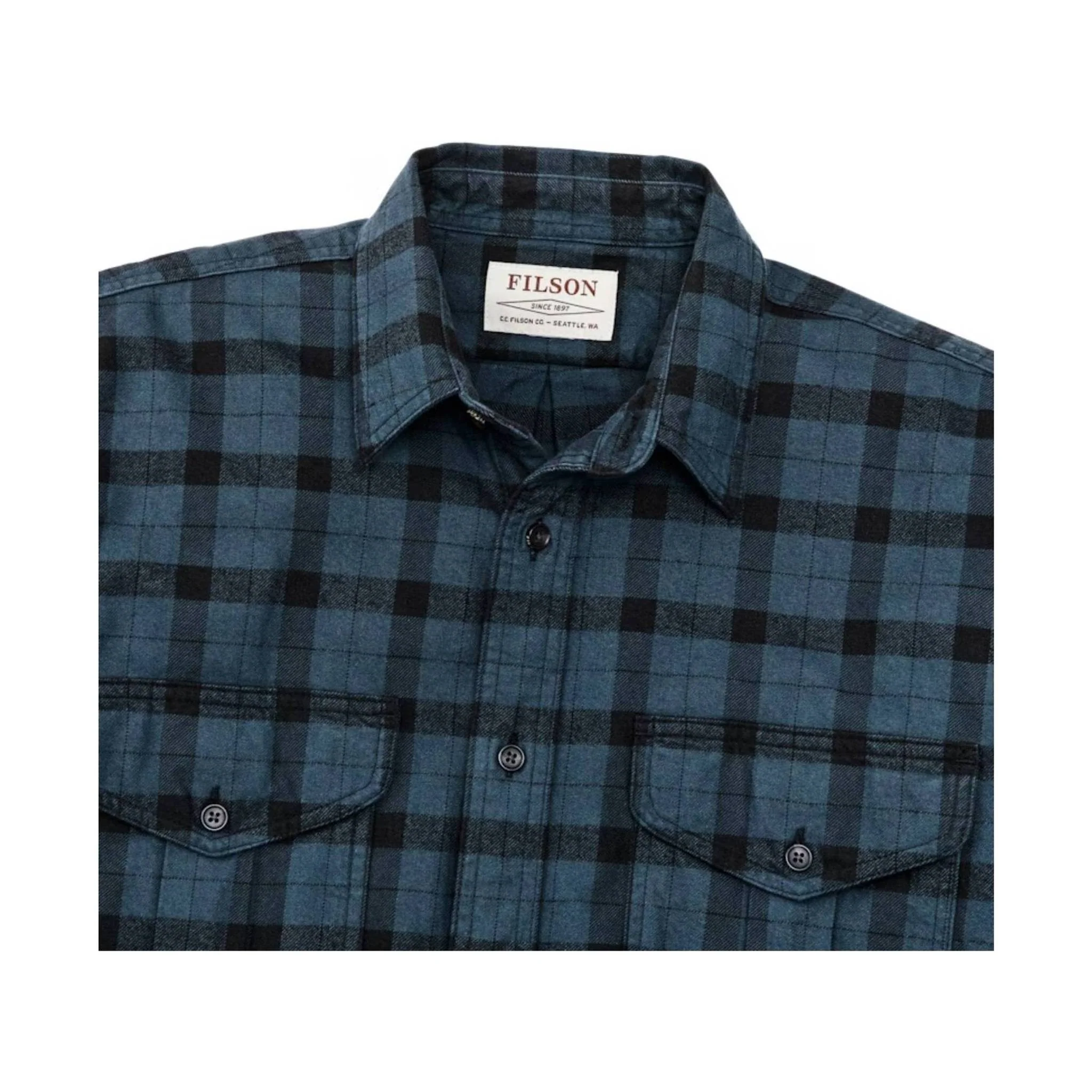 Filson Men's Alaskan Guide Shirt - Midnight Black - Image 5