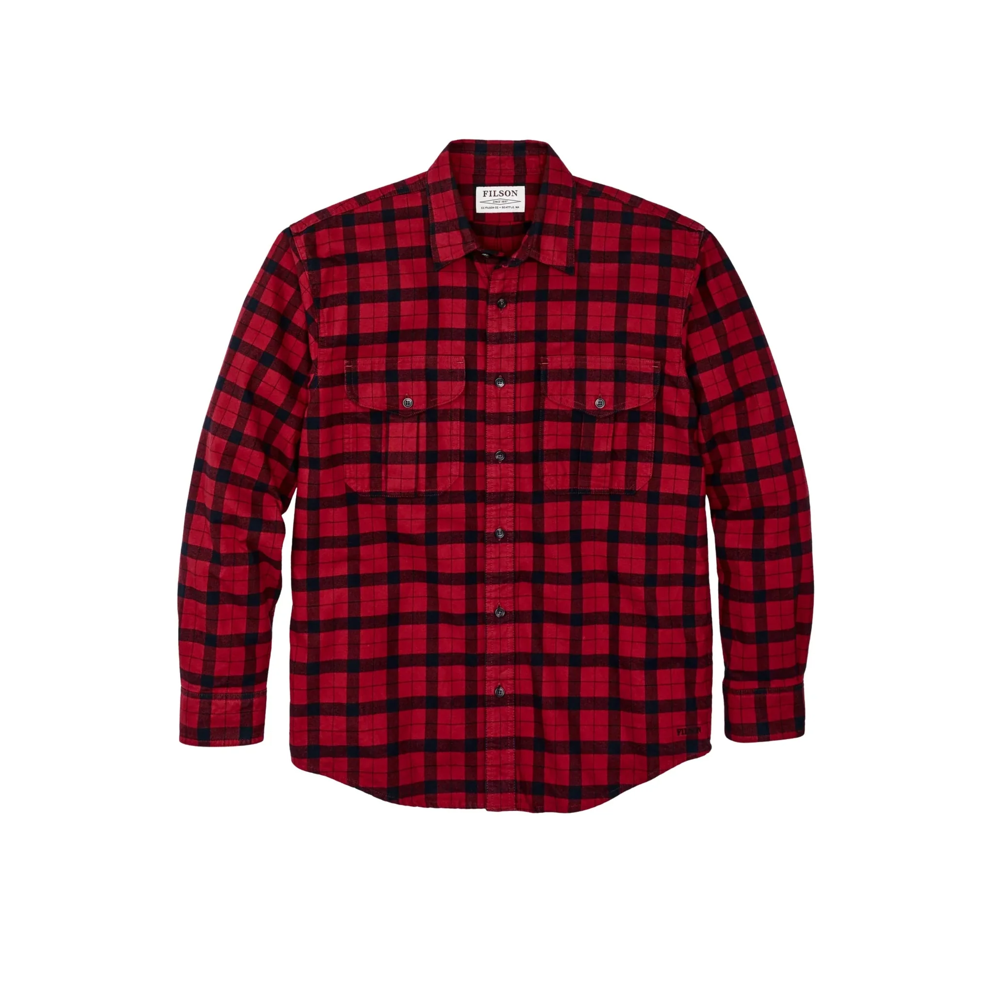 Filson Men's Alaskan Guide Shirt - Red/Black Plaid - Image 2