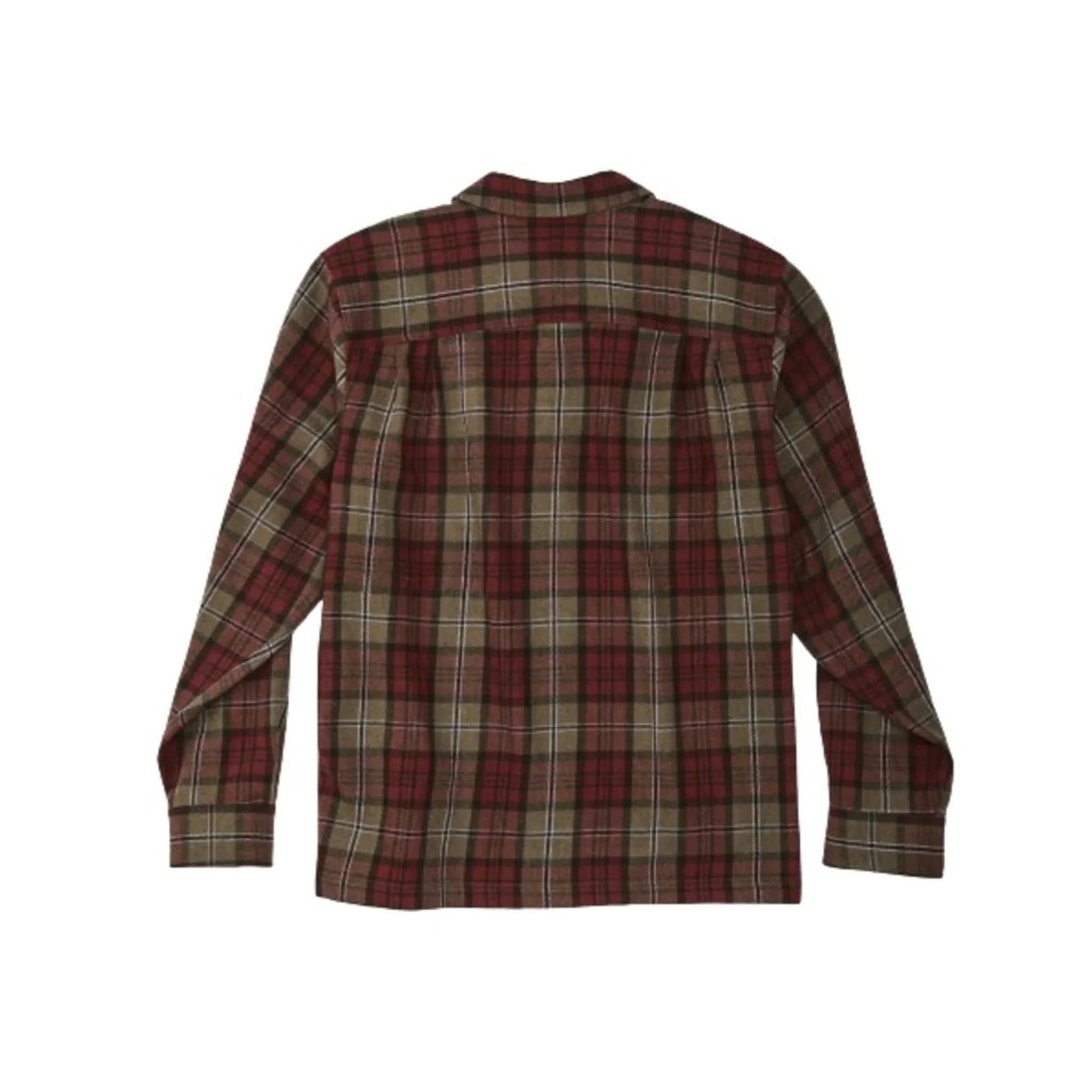 Filson Men's Buckner Wool Camp Shirt - Olive/Red Multi Plaid - Image 2