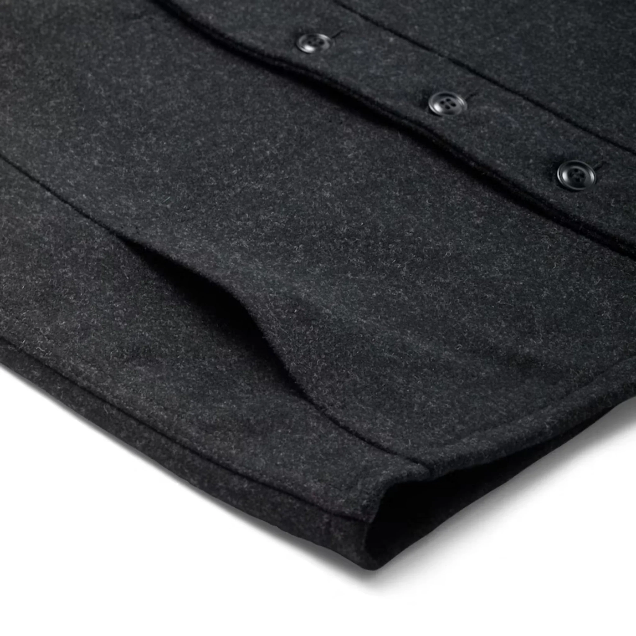 Filson Men's Mackinaw Wool Vest - Charcoal - Image 3