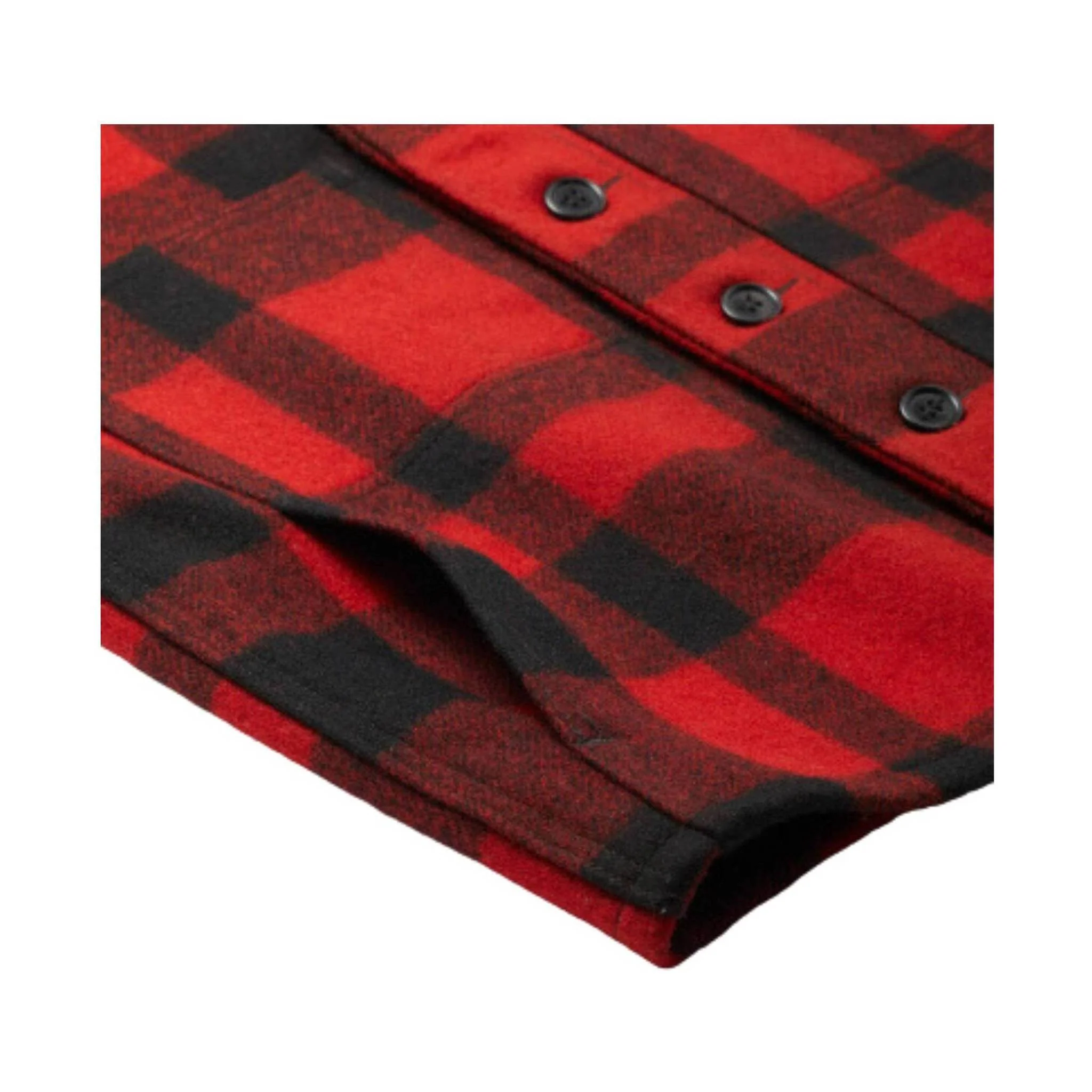 Filson Men's Mackinaw Wool Vest - Red/Black - Image 2