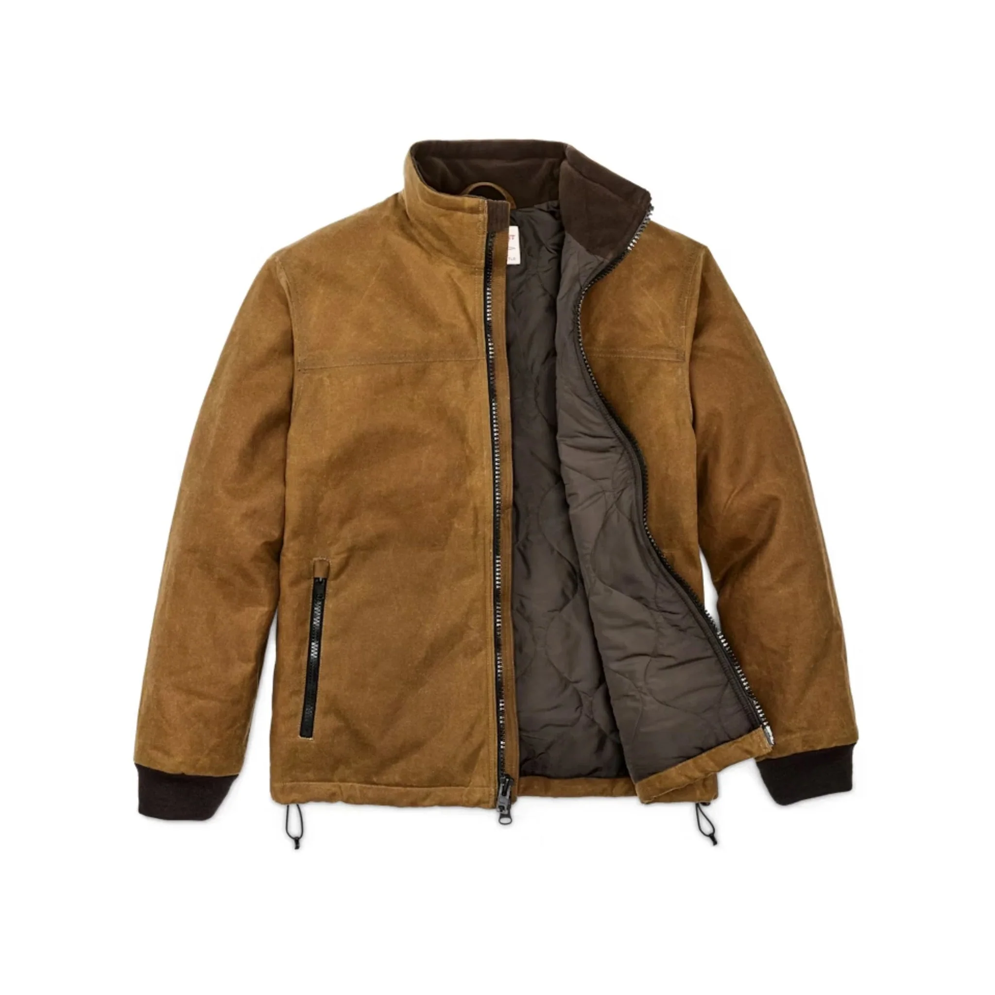 Filson Men's Tin Cloth Primaloft Jacket - Dark Tan - Image 5