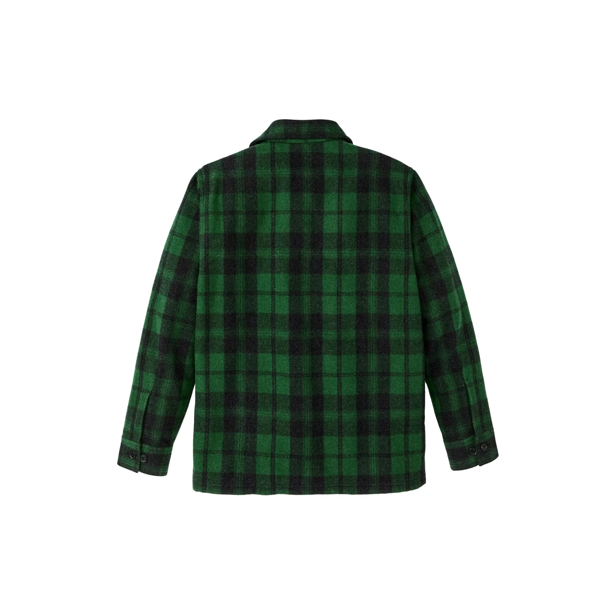 Filson Men's Wool Jac-Shirt - Green/Black Plaid - Image 3