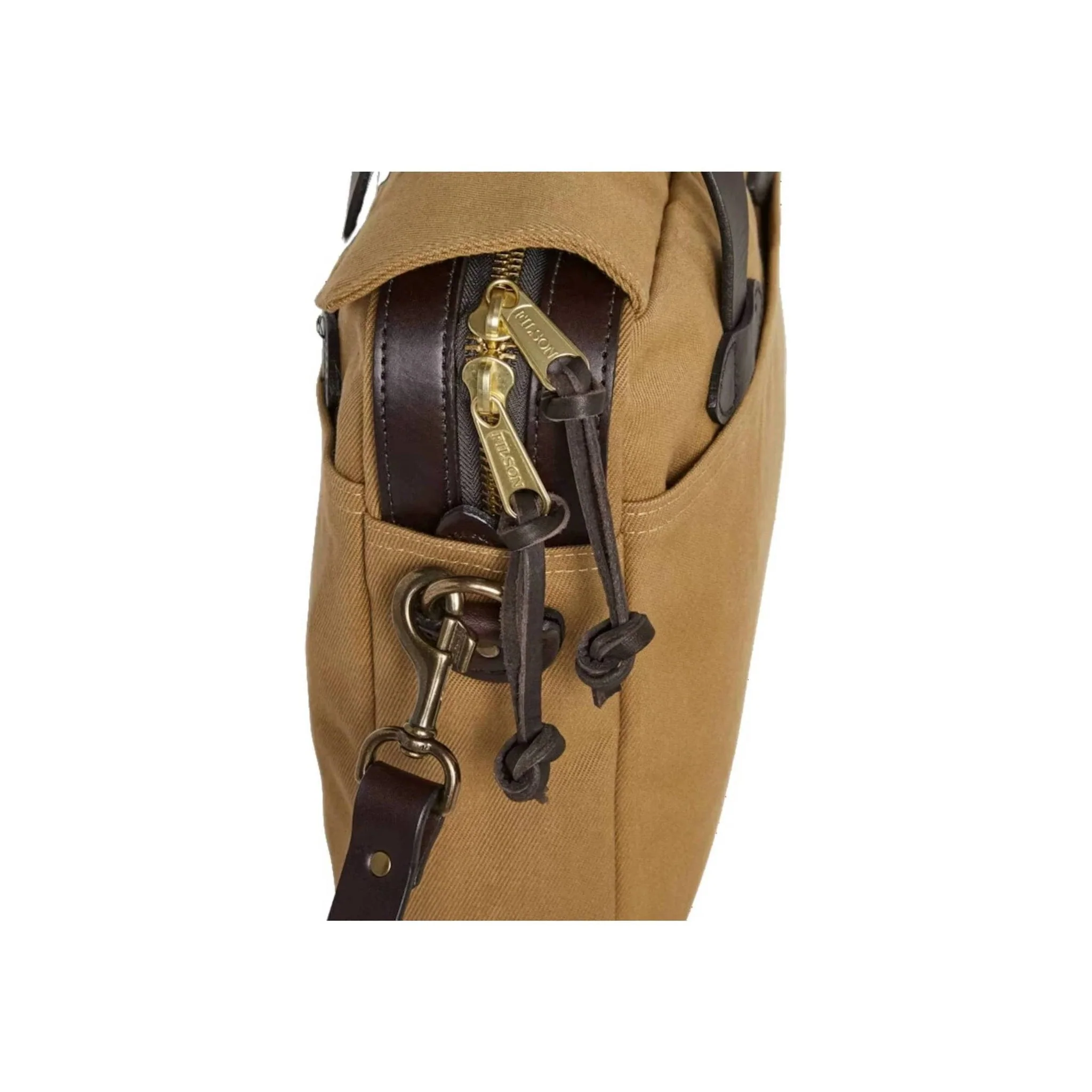 Filson Rugged Twill Original Briefcase - Tan - Image 4