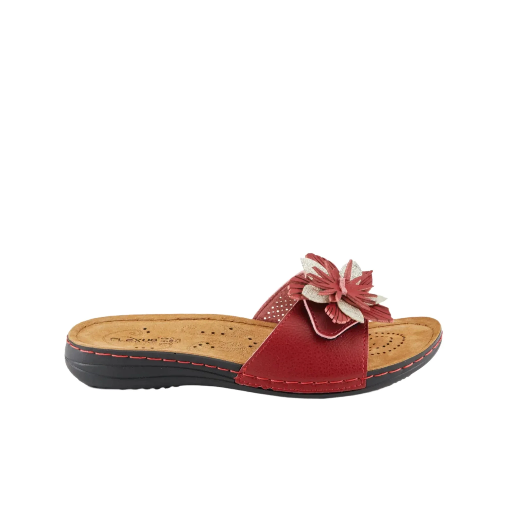 Flexus Women's Flowerstars Sandals - Red