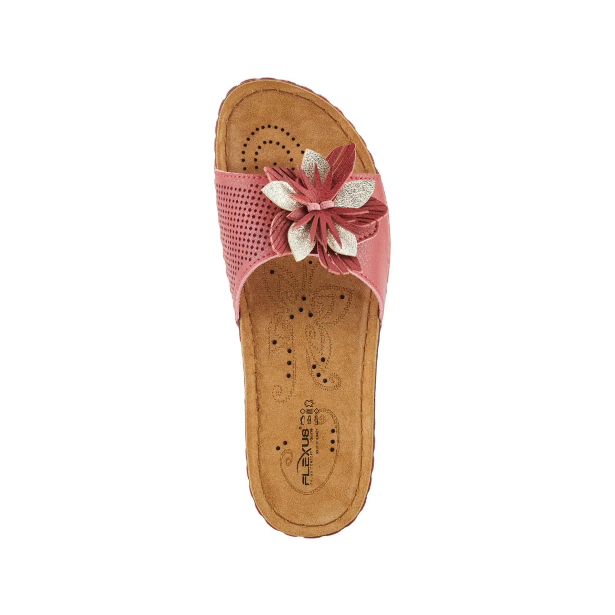 Flexus Women's Flowerstars Sandals - Red - Image 3
