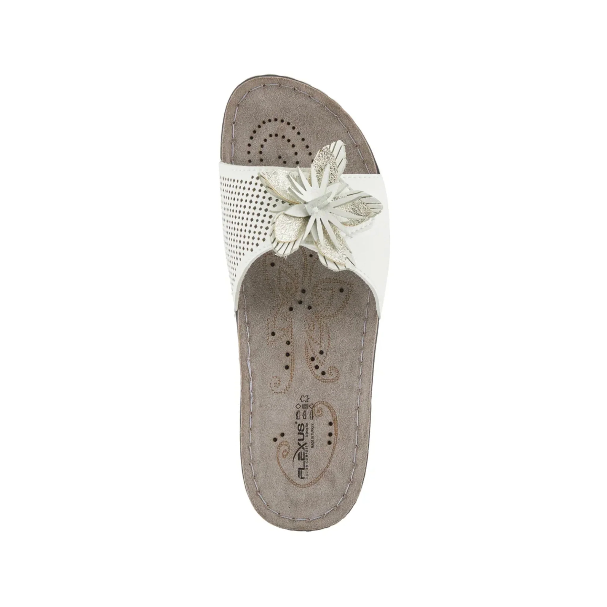Flexus Women's Flowerstars Sandals - White - Image 3