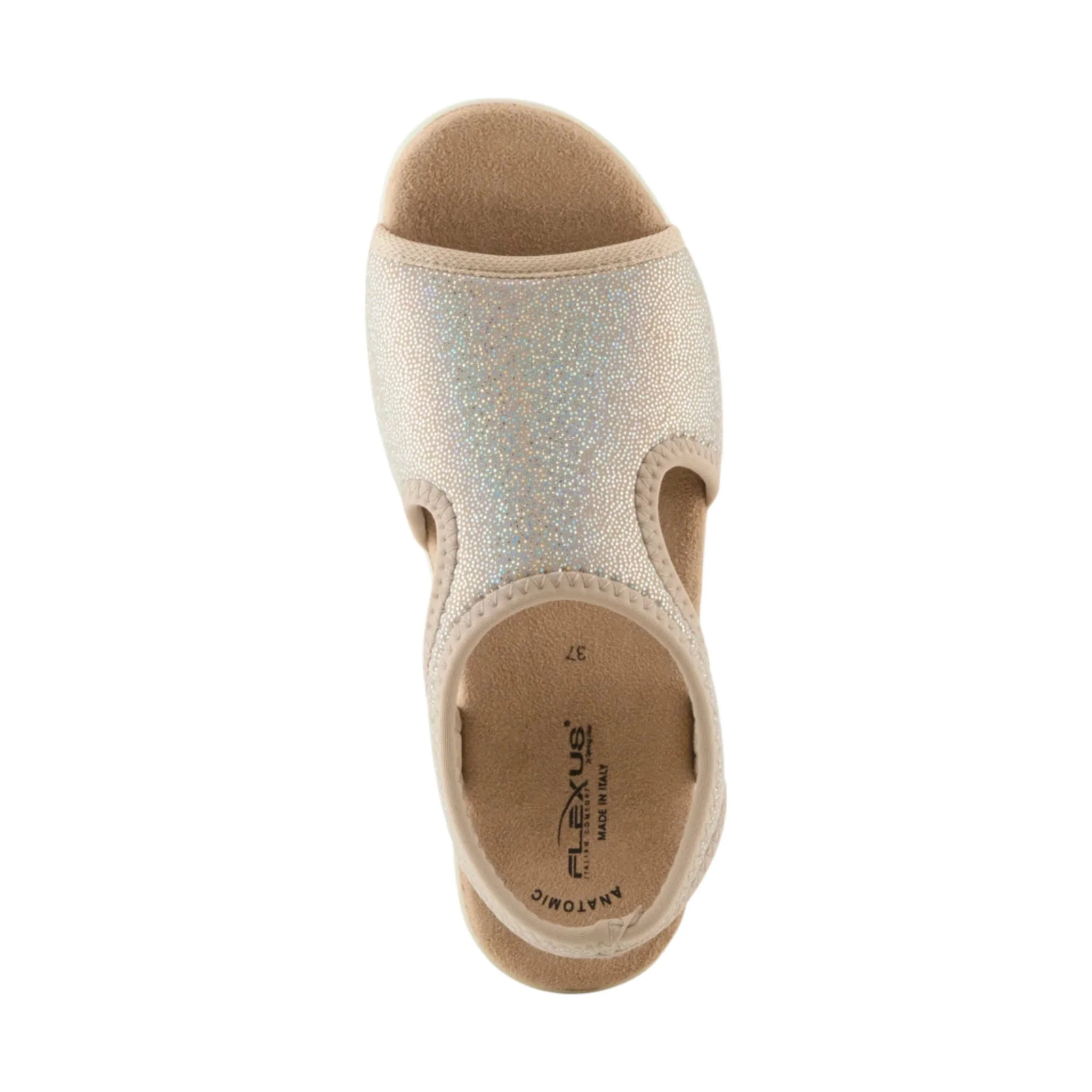 Flexus Women's Nyaman Pindott Sandal - Gold - Image 3