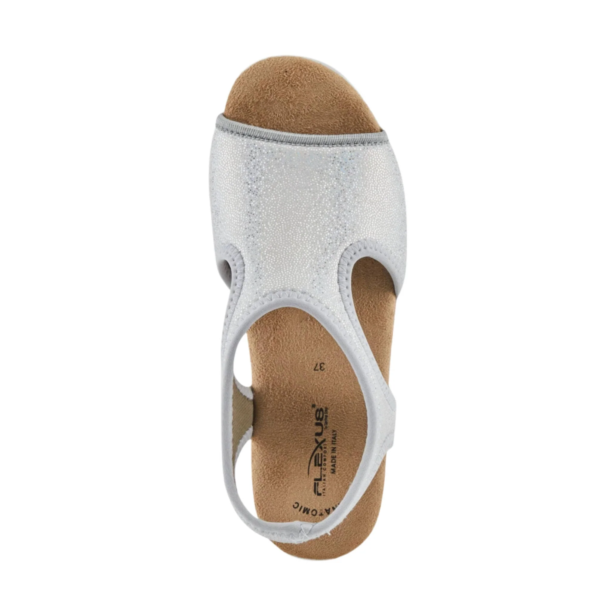 Flexus Women's Nyaman Pindott Sandal - Silver - Image 4