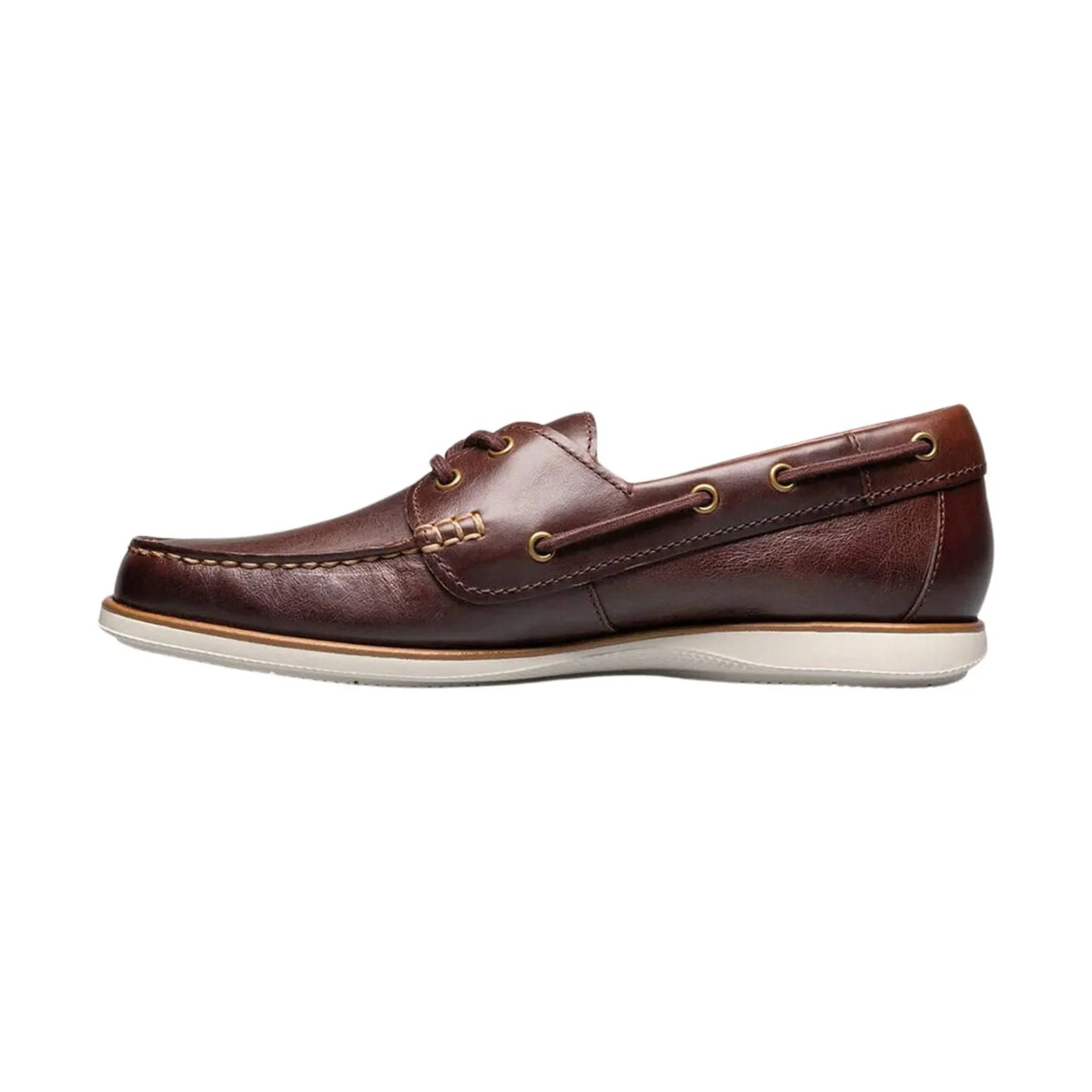 Florsheim Men's Atlantic Moc Toe Boat Shoe - Chocolate - Image 3