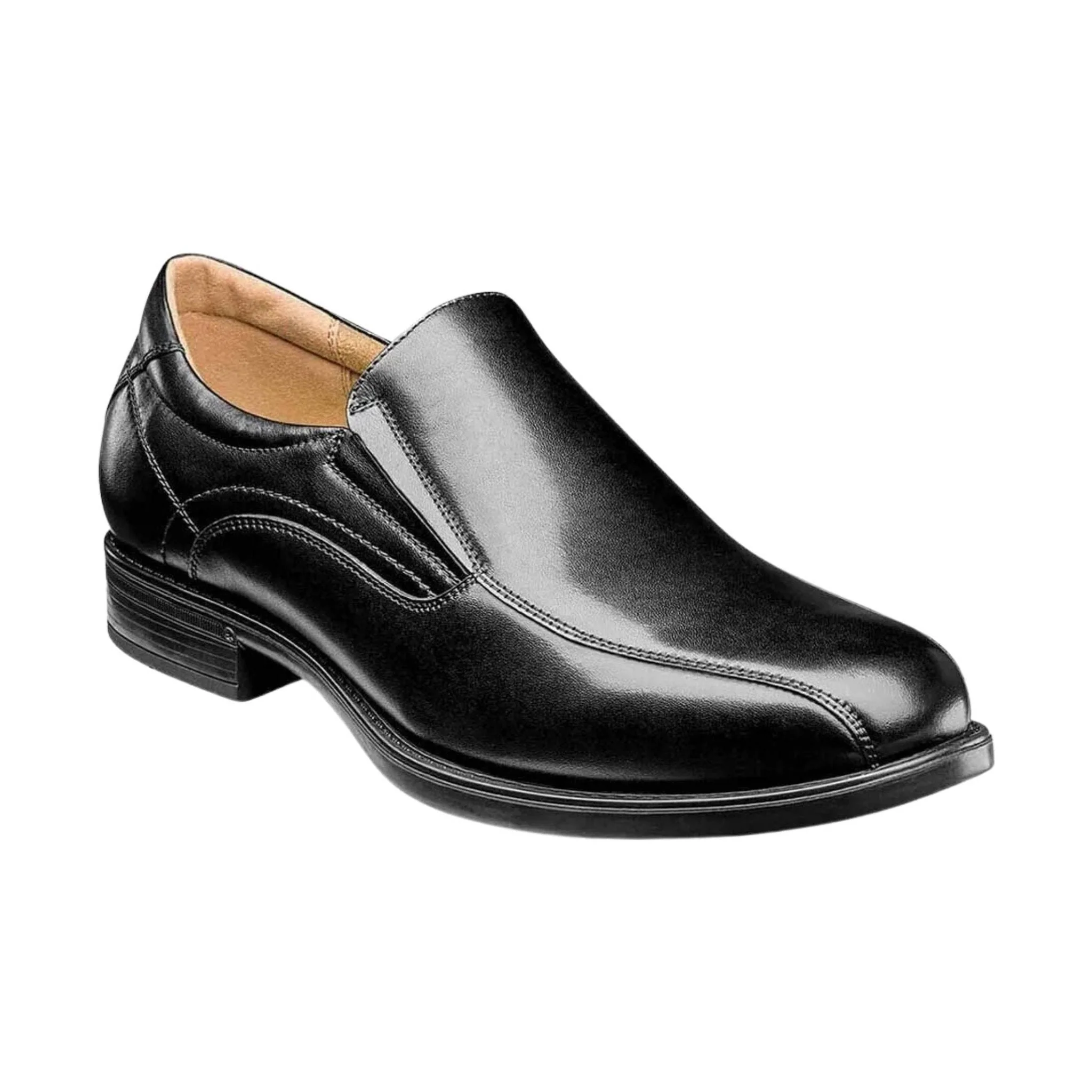 Florsheim Men's Midtown Bike Toe Slip On Shoe - Black - Image 2