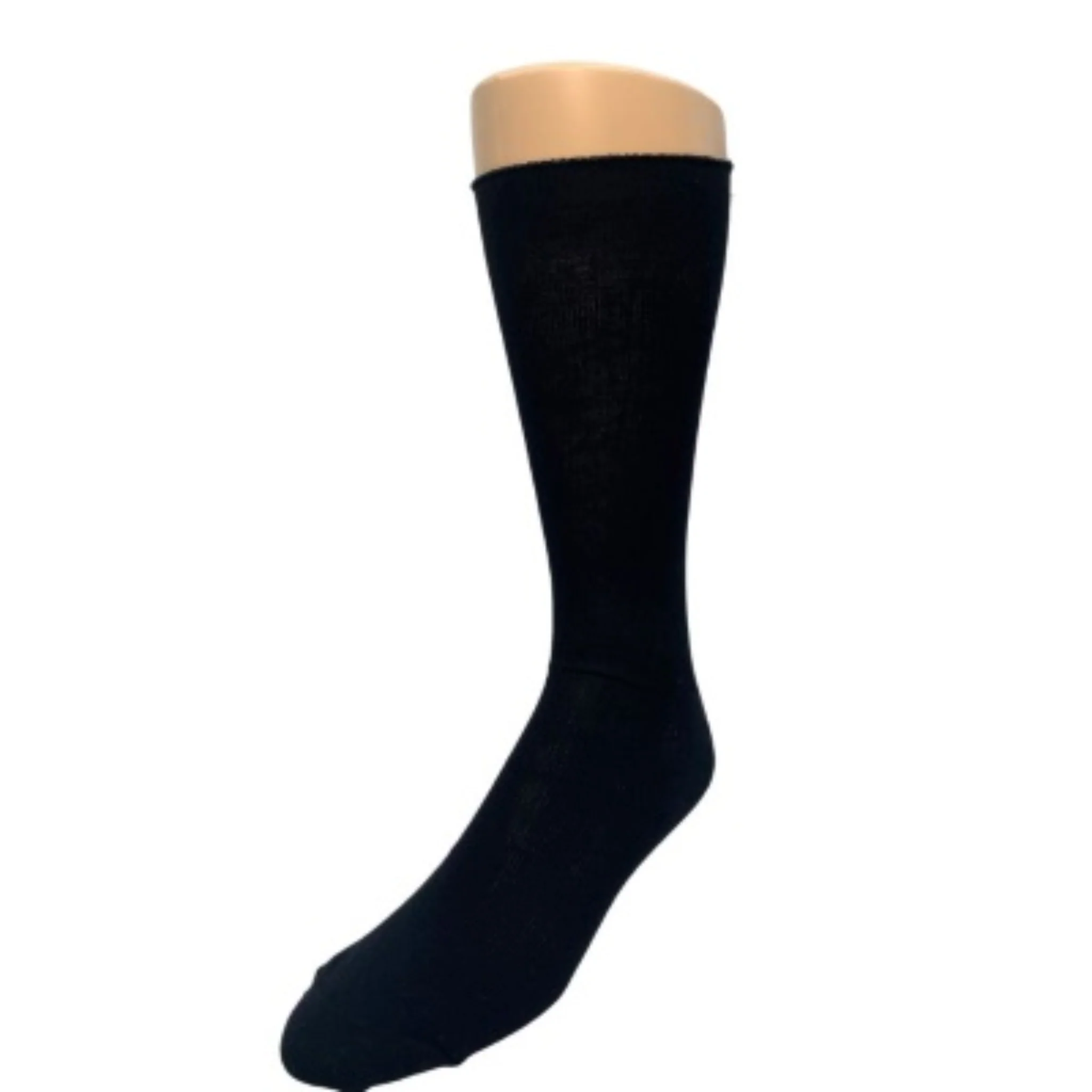 Frankford Leather Co Foundation Diabetic Dress Sock - Black