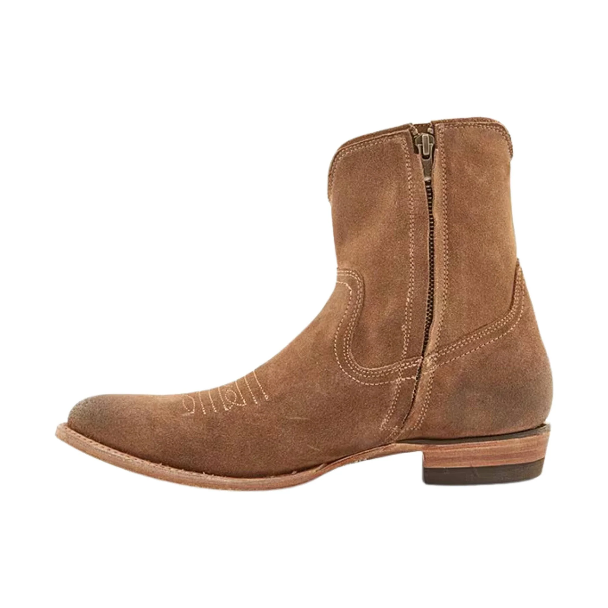 Frye Men's Austin Inside Zip Roughout Ankle Boots - Dark Ash - Image 2
