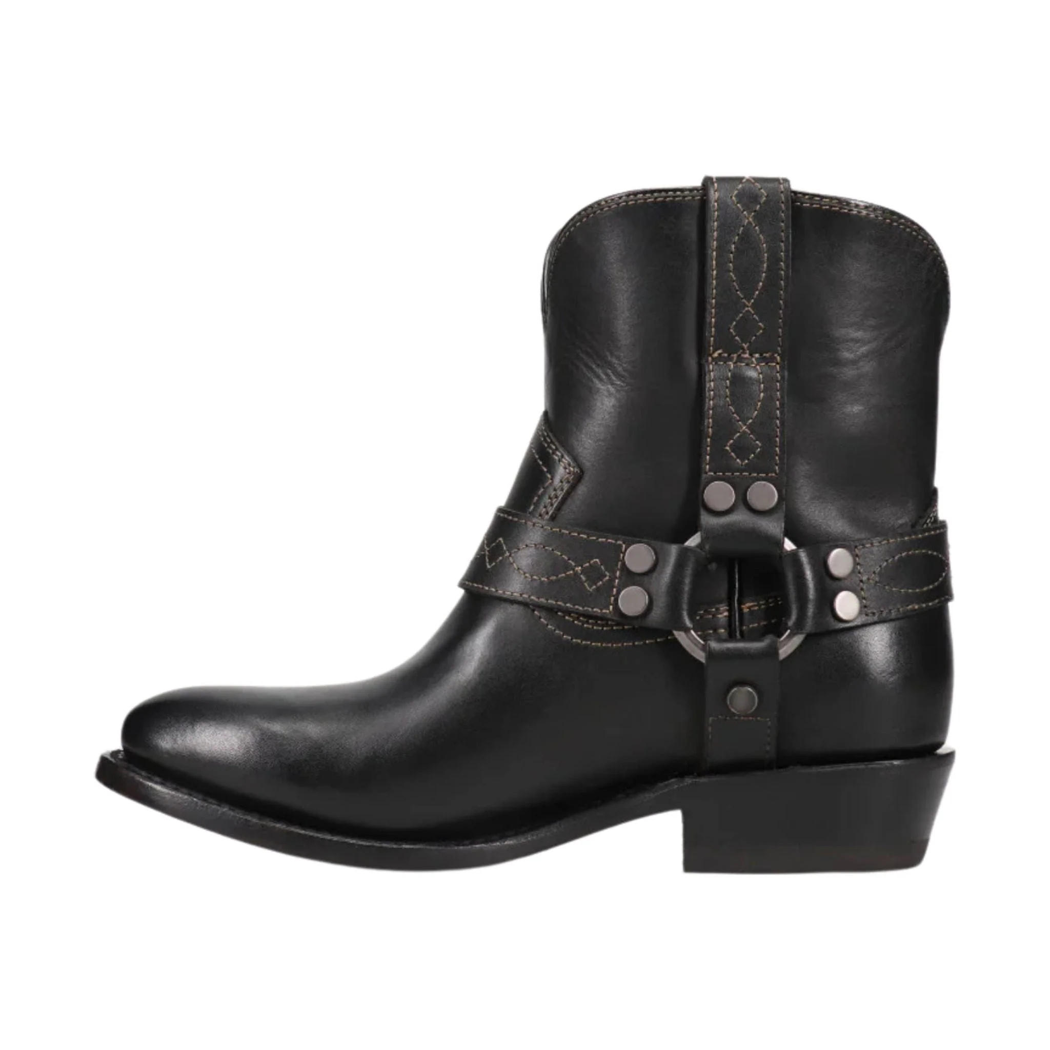 Frye Women's Billy Short Harness Boots - Black - Image 2