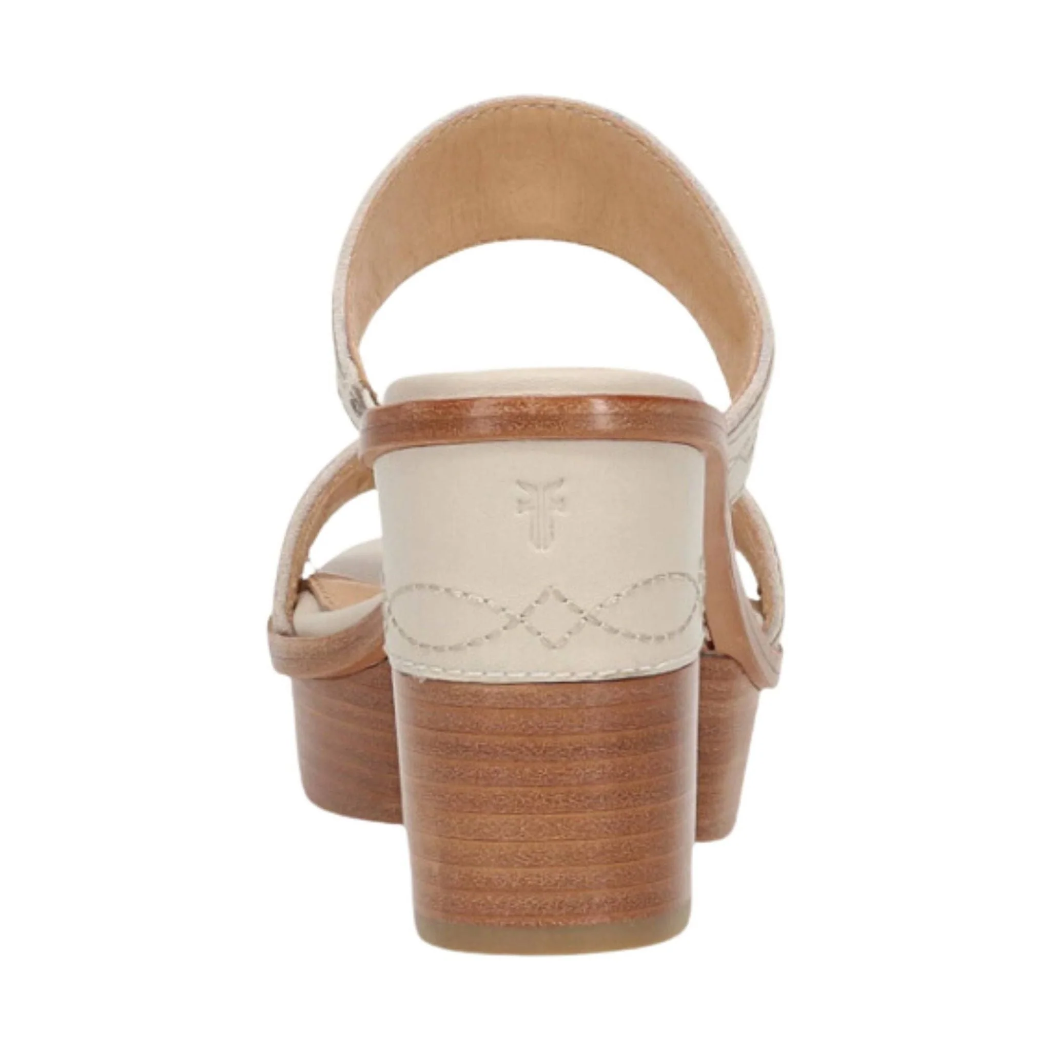 Frye Women's Pipa Woodstock 2 Band Platform Sandal - Ivory - Image 4