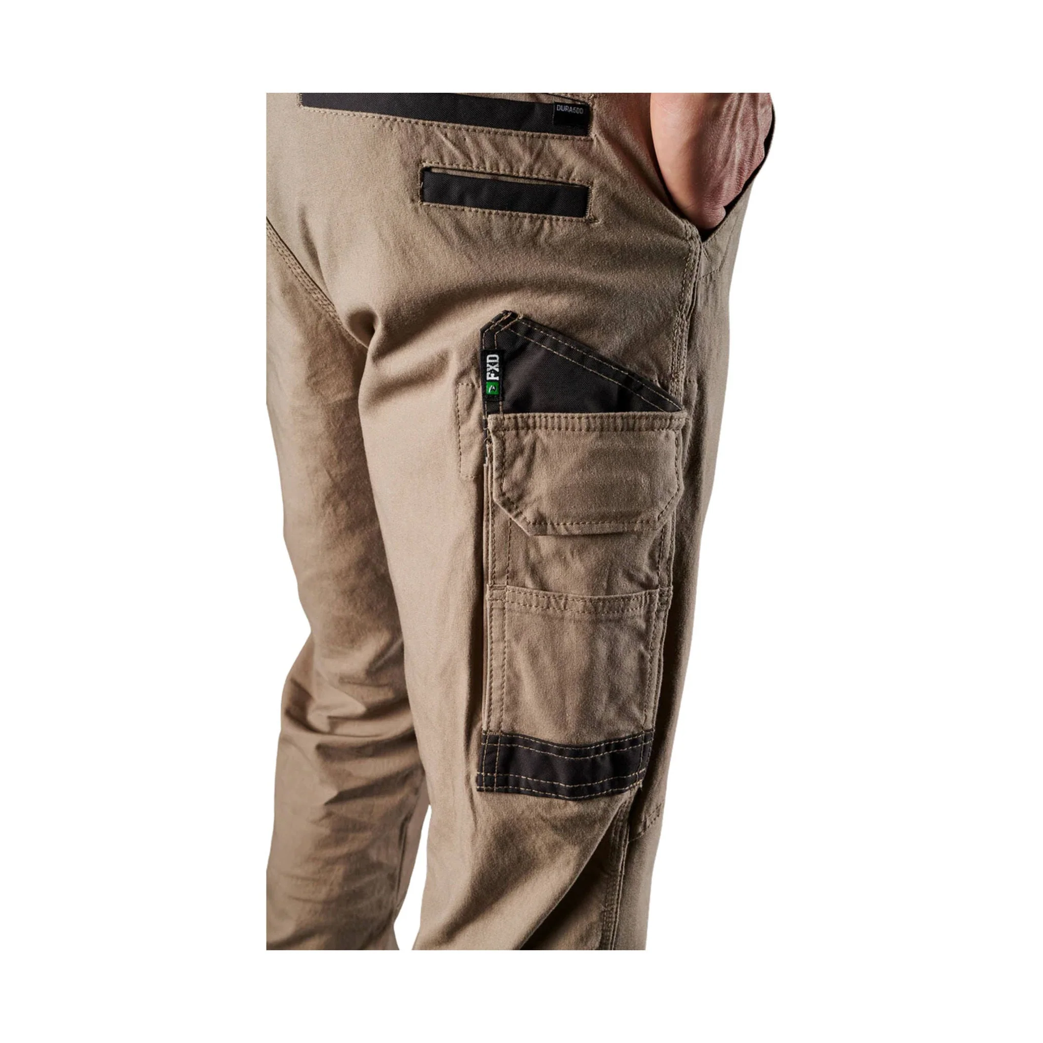 FXD Men's WP-3 Stretch Work Pants - Khaki - Image 3