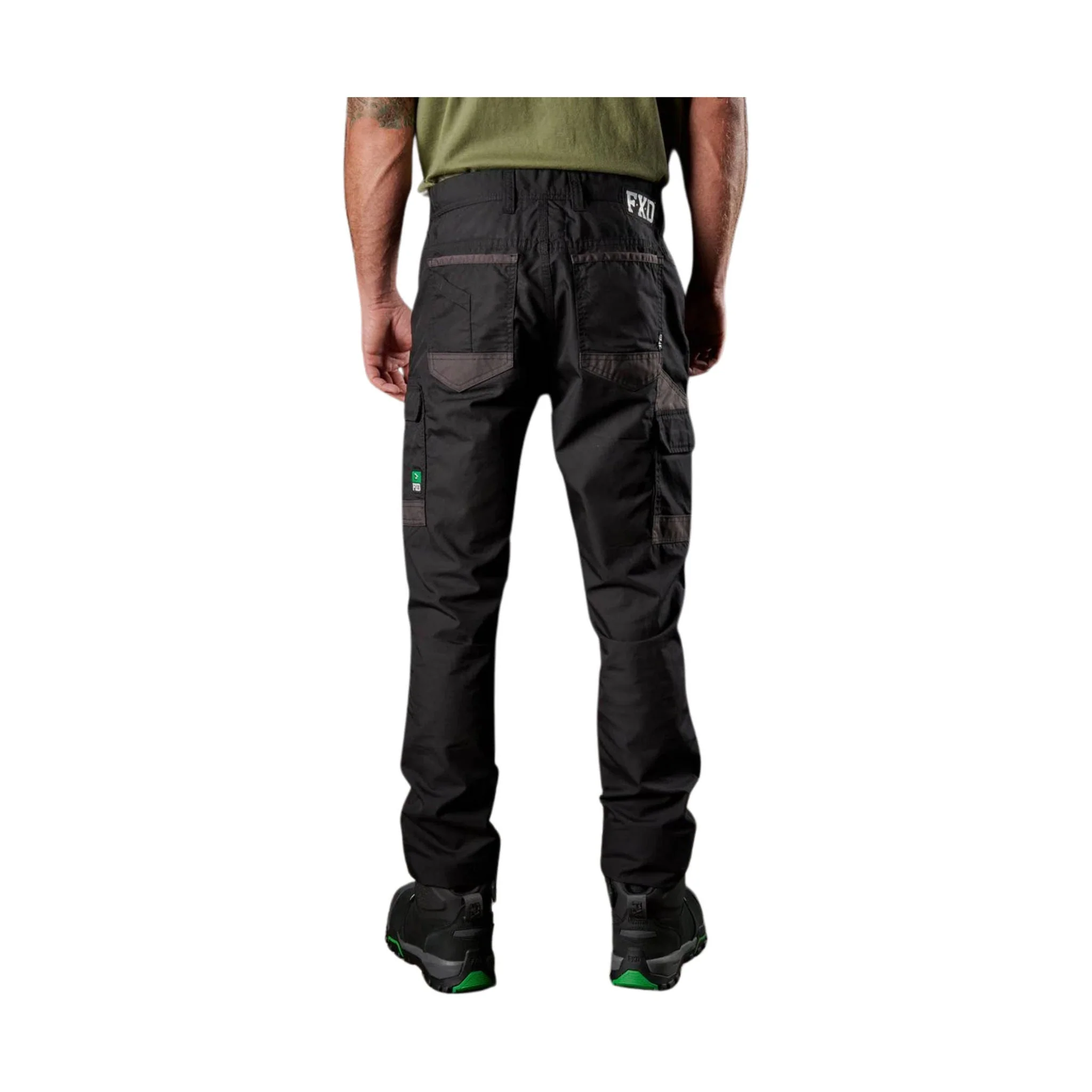 FXD Men's WP-5 Lightweight Stretch Work Pants - Black - Image 3