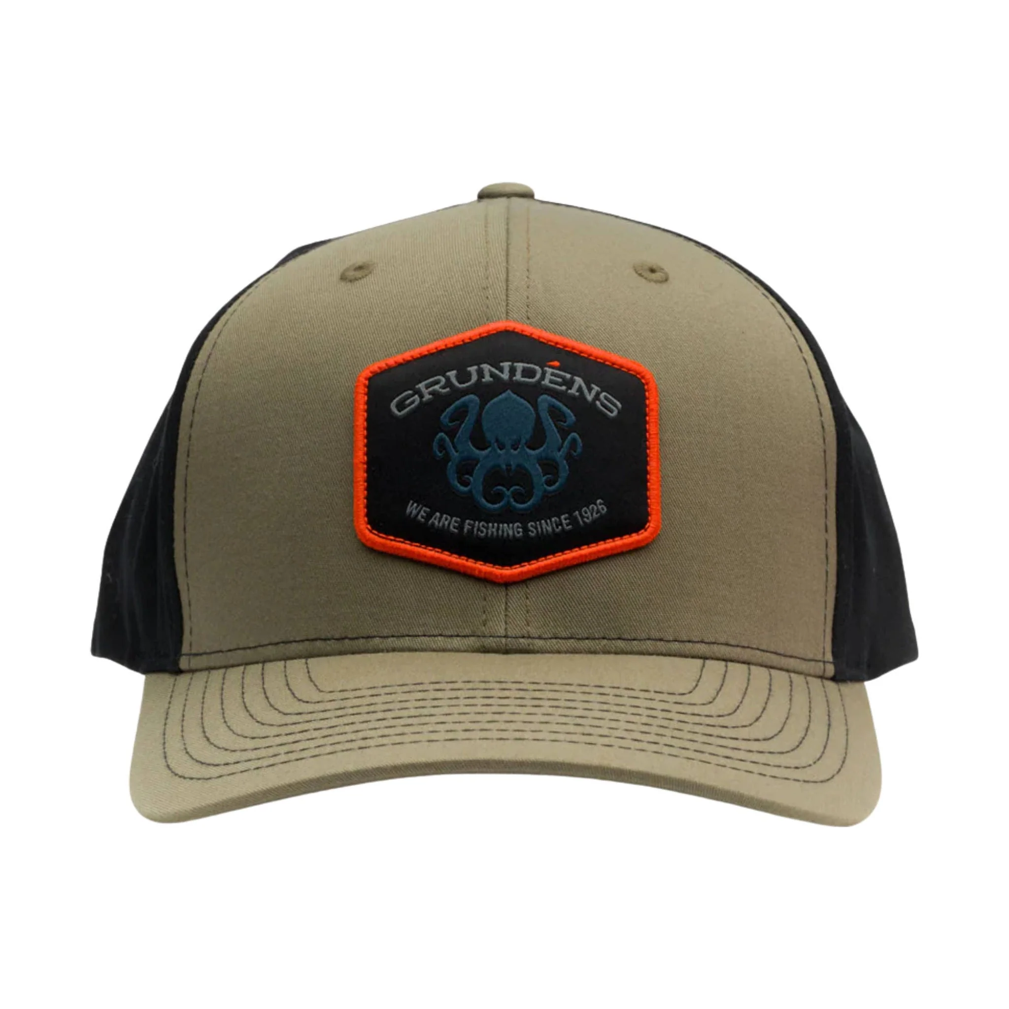Grundens Kracken Trucker 312 Hat - Loden/Black