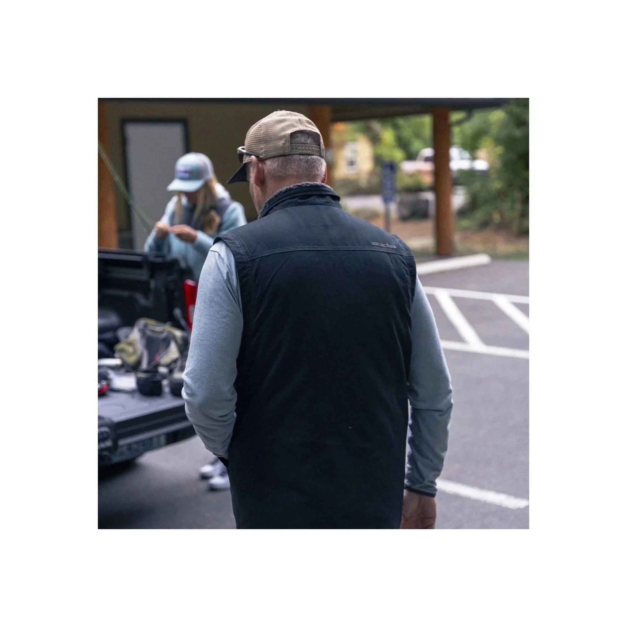 Grundens Men's Ballast Insulated Vest - Black - Image 4
