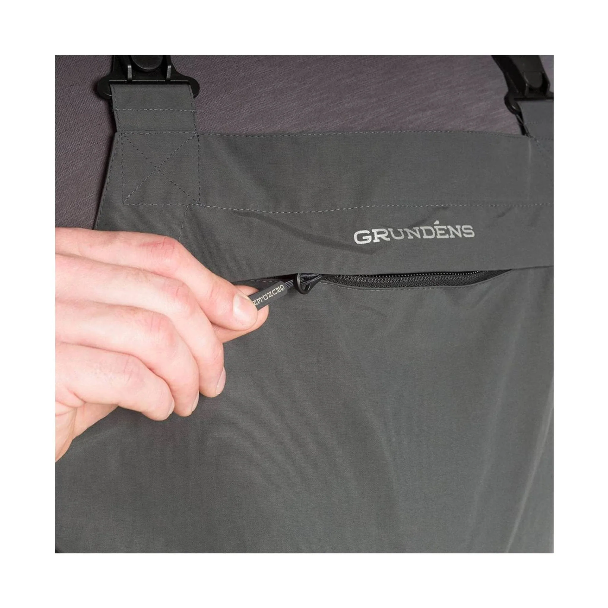 Grundens Men's Full Share Bib - Black - Image 6