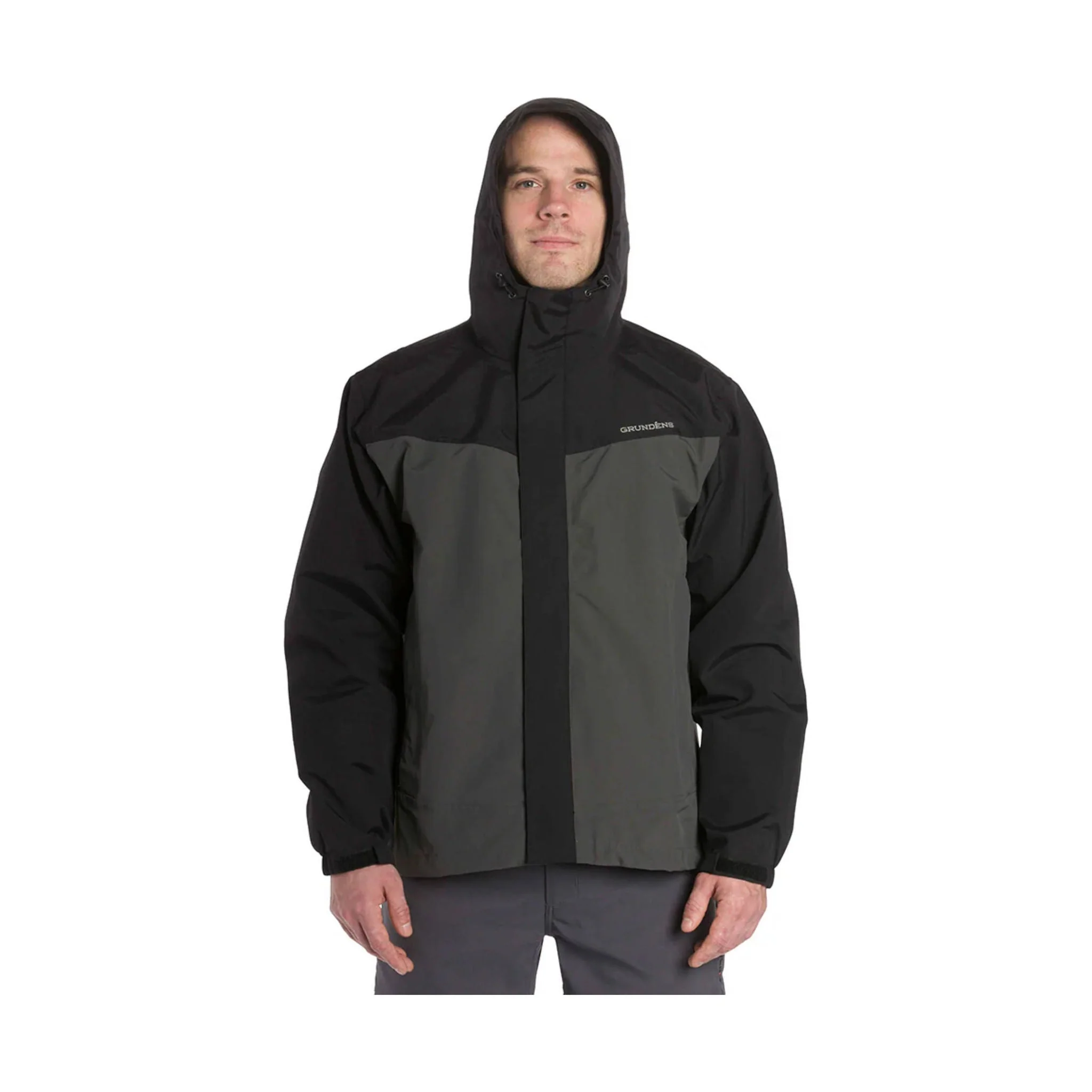 Grundens Men's Full Share Jacket - Black/Grey