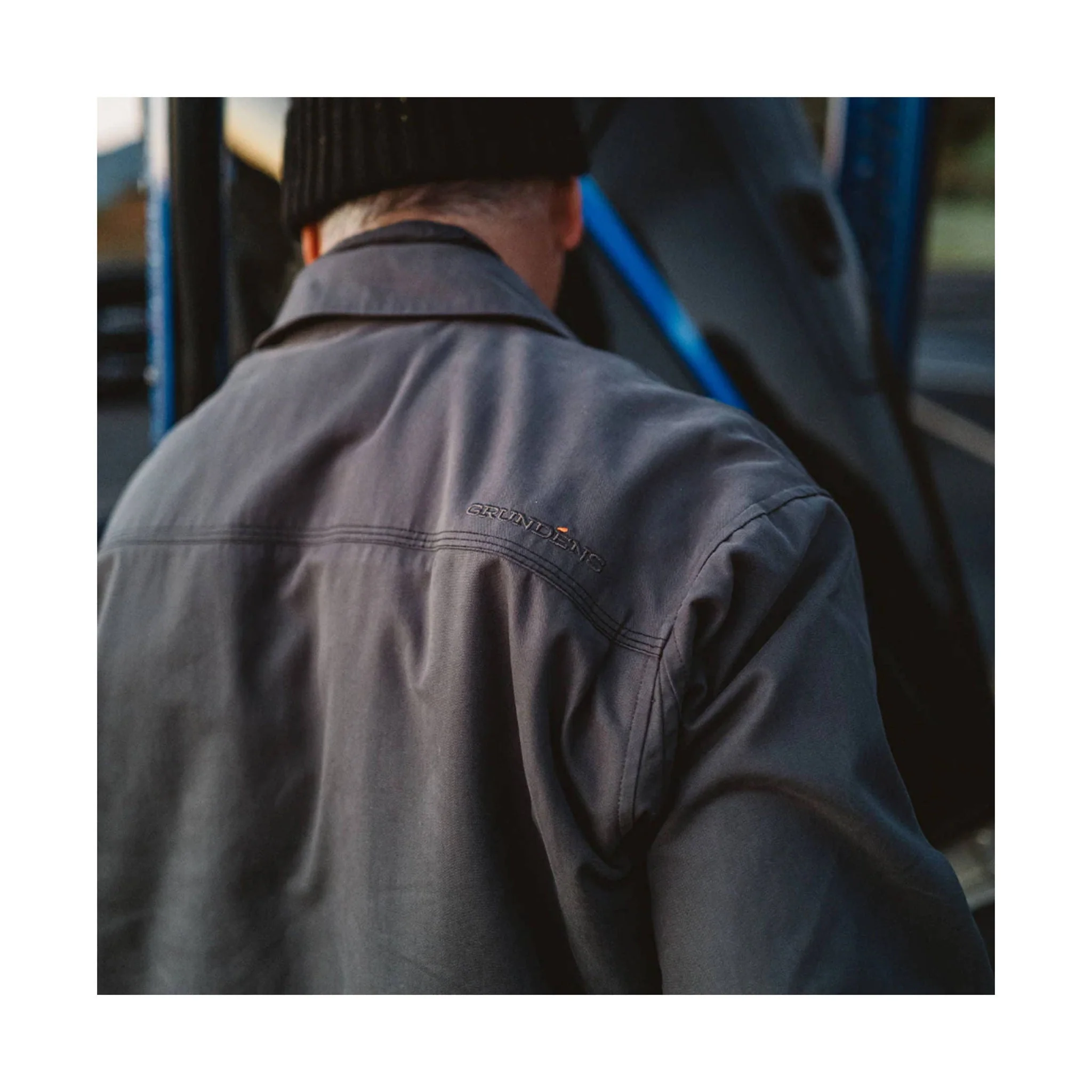 Grundens Men's Jetty Shacket - Iron Gate - Image 4