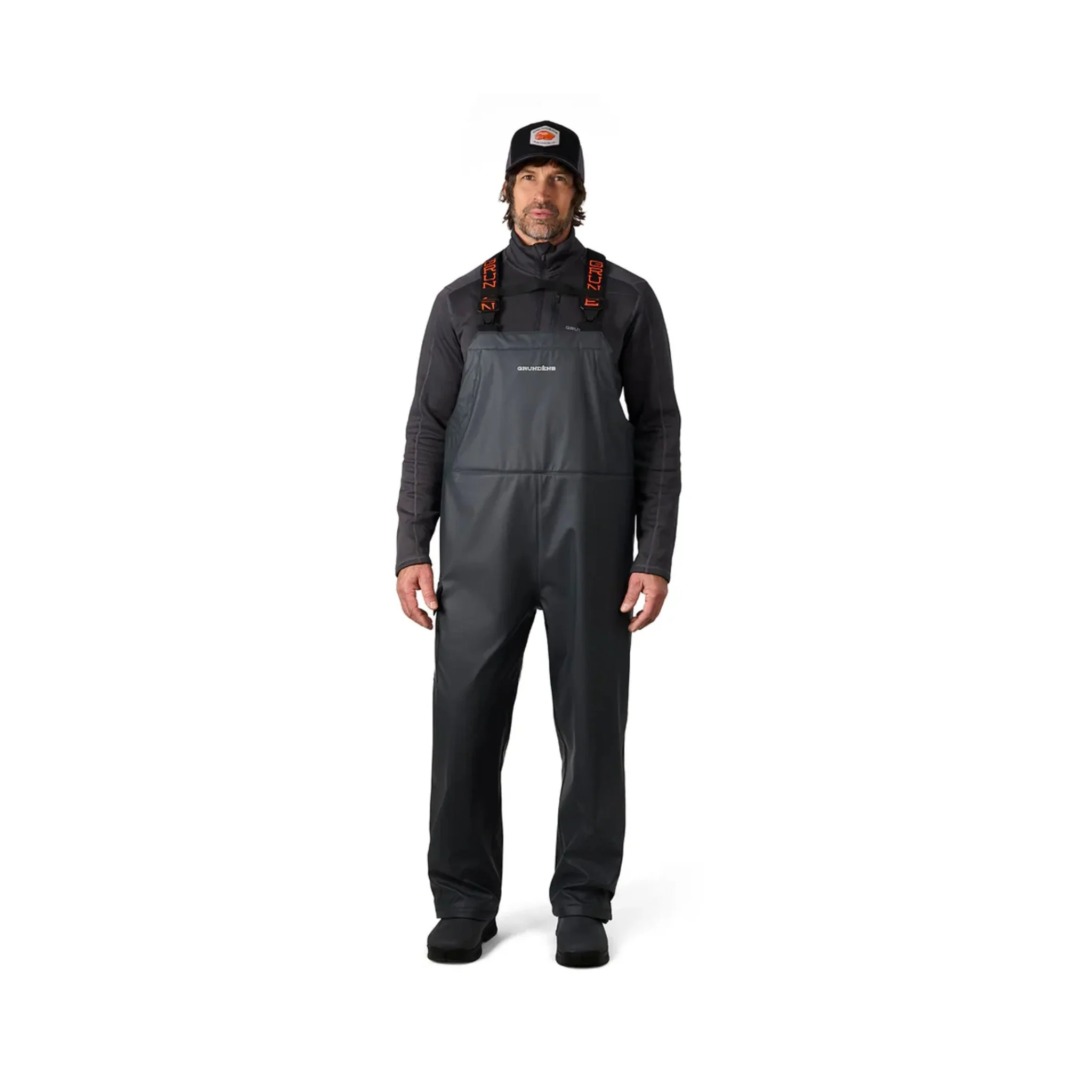 Grundens Men's Neptune Thermo Bib - Anchor
