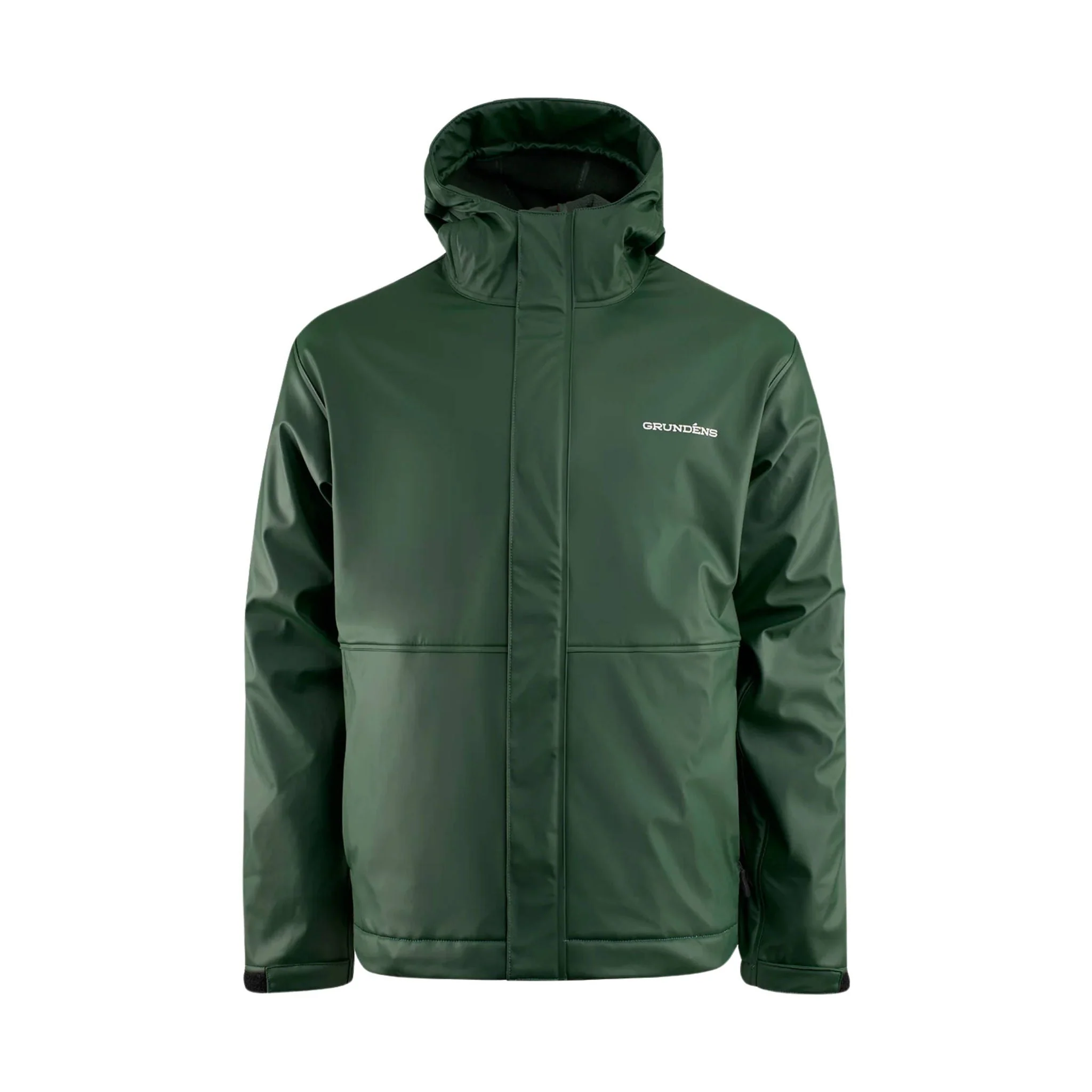 Grundens Men's Neptune Thermo Rain Jacket - Green - Image 3