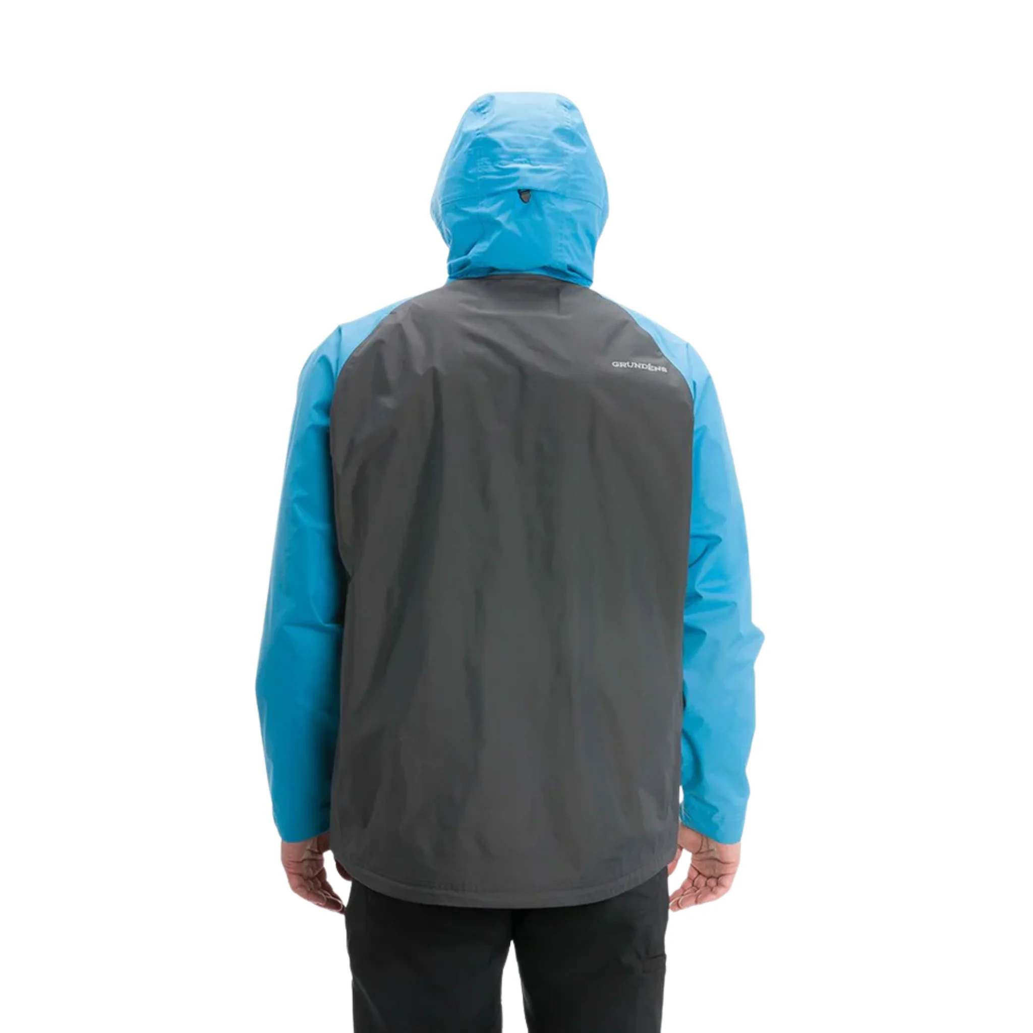 Grundens Men's Trident Rain Jacket - Coastal Blue - Image 3