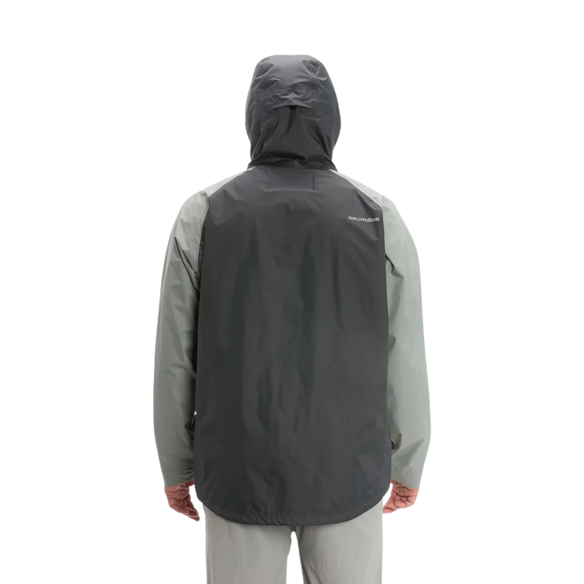 Grundens Men's Trident Rain Jacket - Metal - Image 3