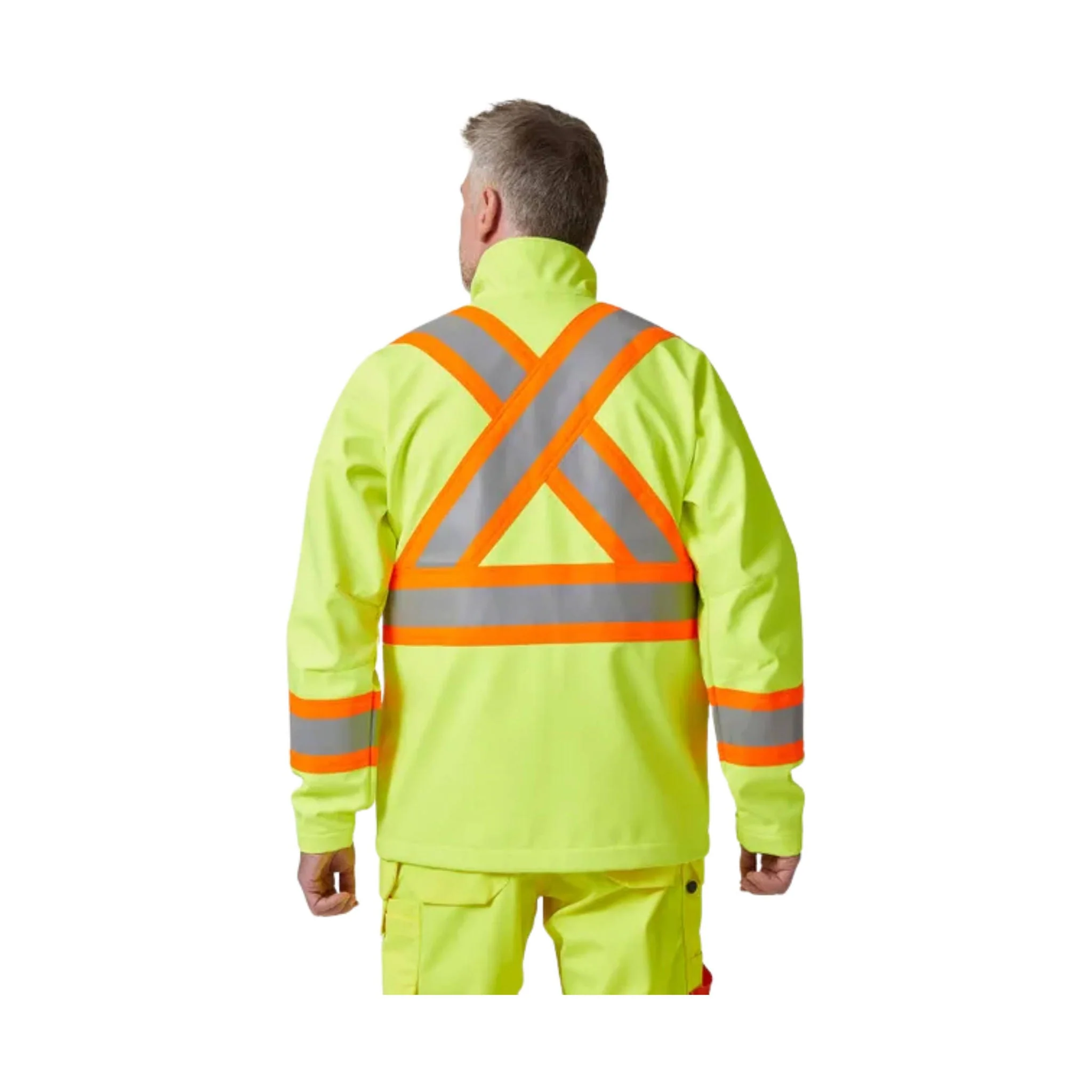 Helly Hansen Men's Alta Softshell Jacket CSA - Yellow/Ebony - Image 2