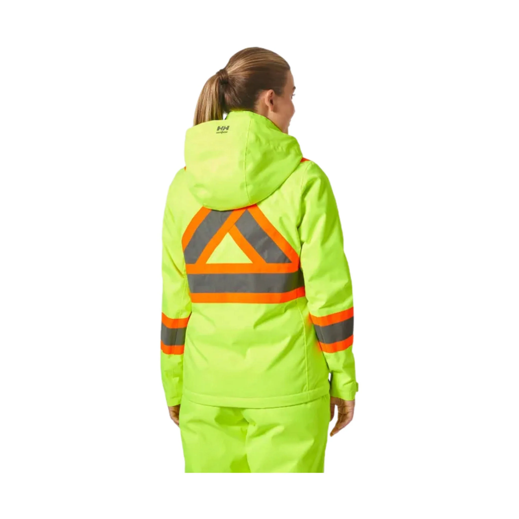 Helly Hansen Women's Alta Winter Hi Vis CSA Jacket - Yellow/Ebony - Image 2