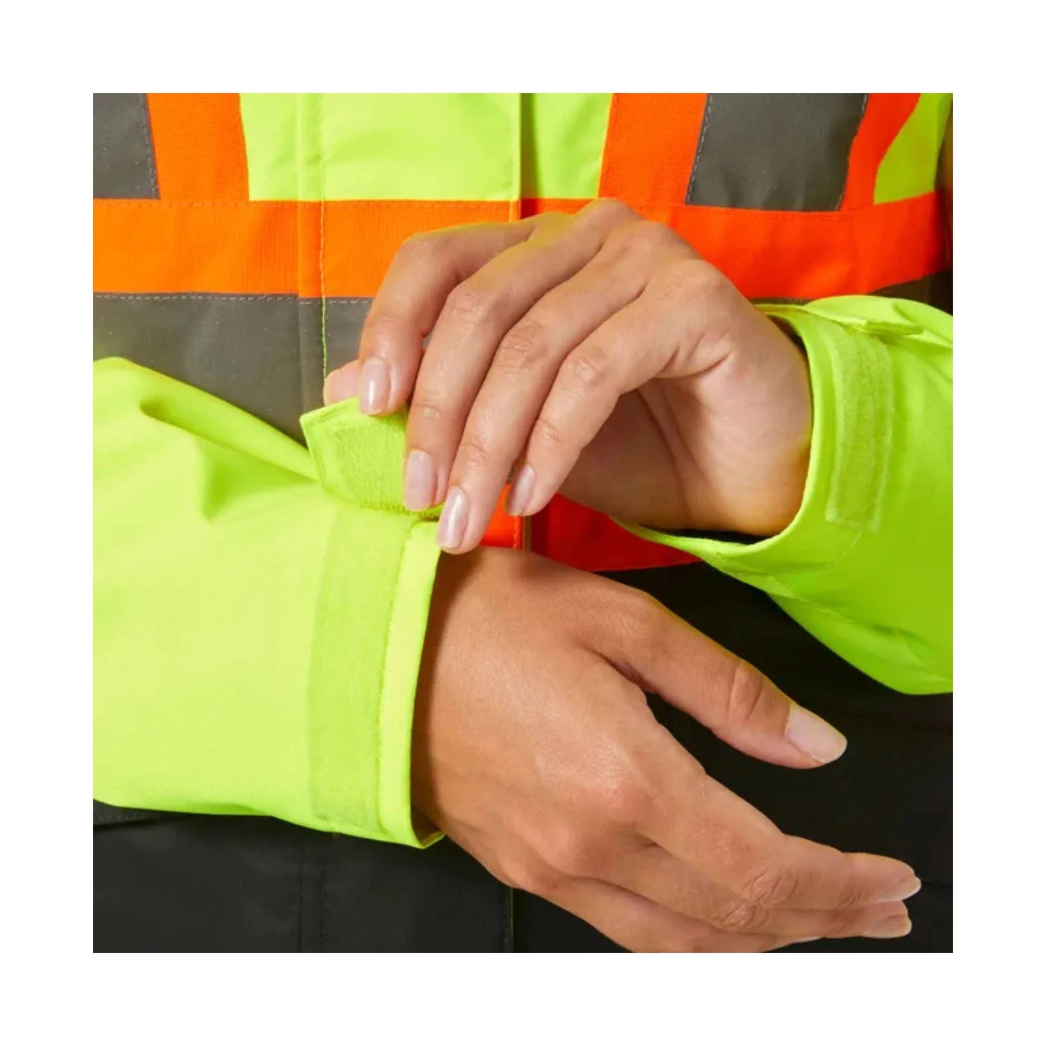 Helly Hansen Women's Alta Winter Hi Vis CSA Jacket - Yellow/Ebony - Image 4