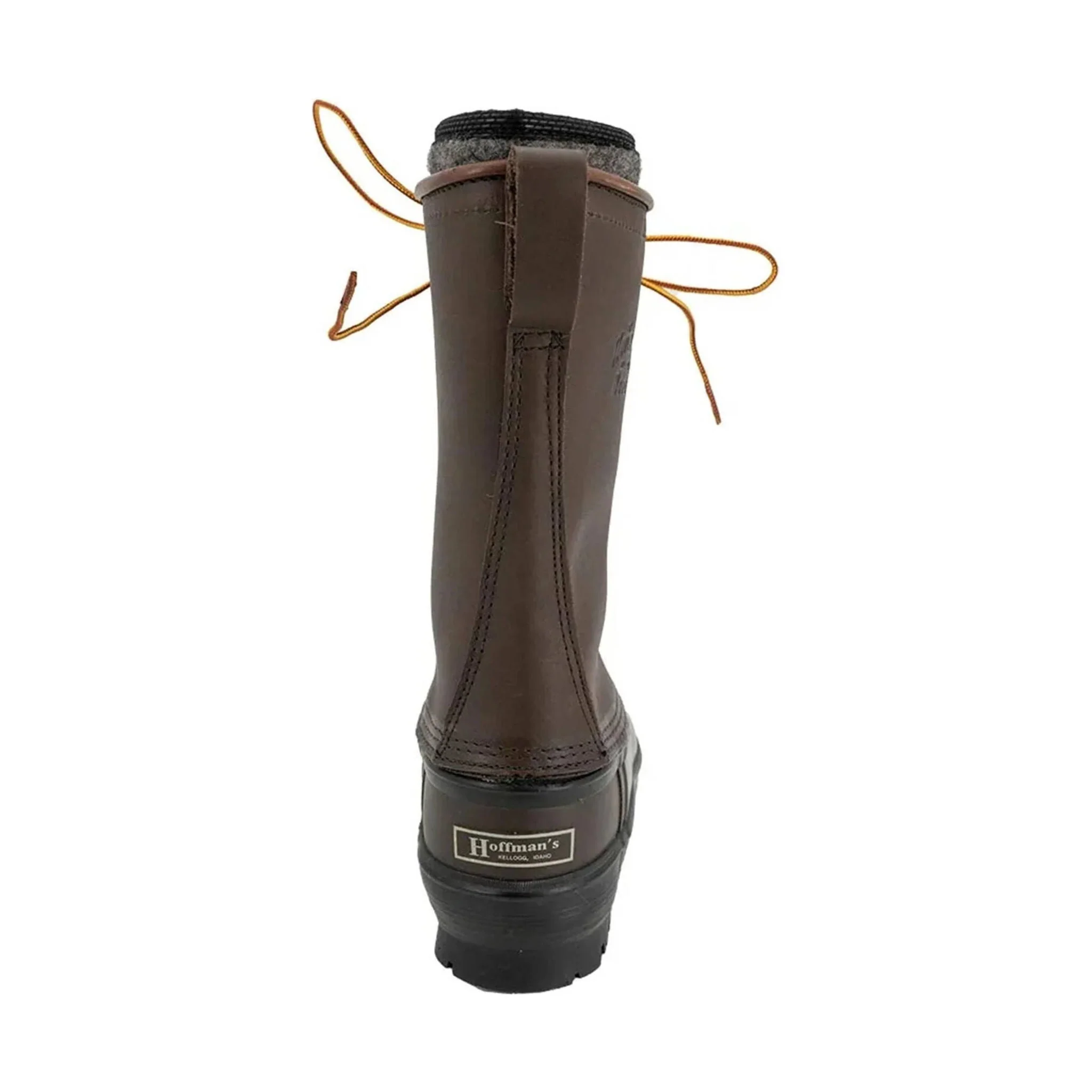 Hoffman Men's 12 Inch Double Insulated Plain Toe Guide Work Boots - Brown - Image 4