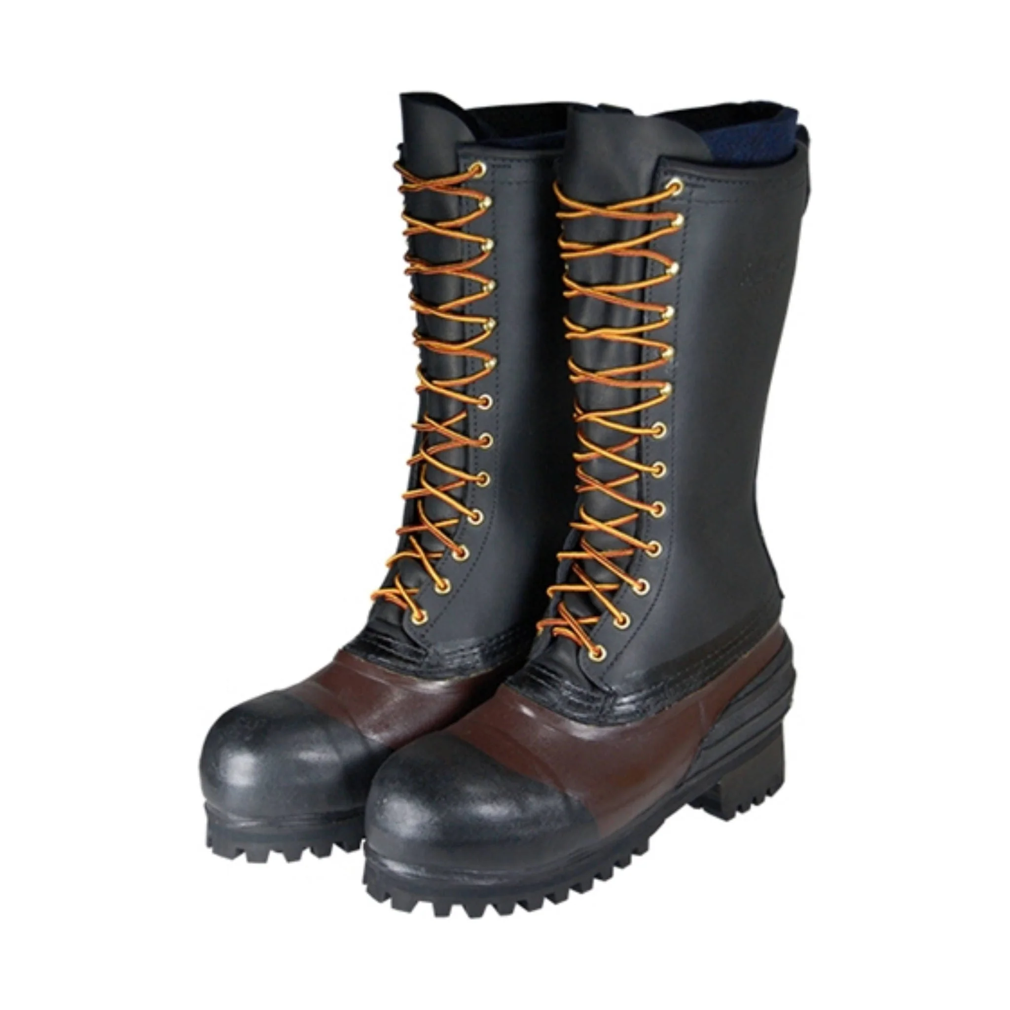 Hoffman Men's 14 In Felt Steel Toe Pac Logger Boots - Black - Image 2