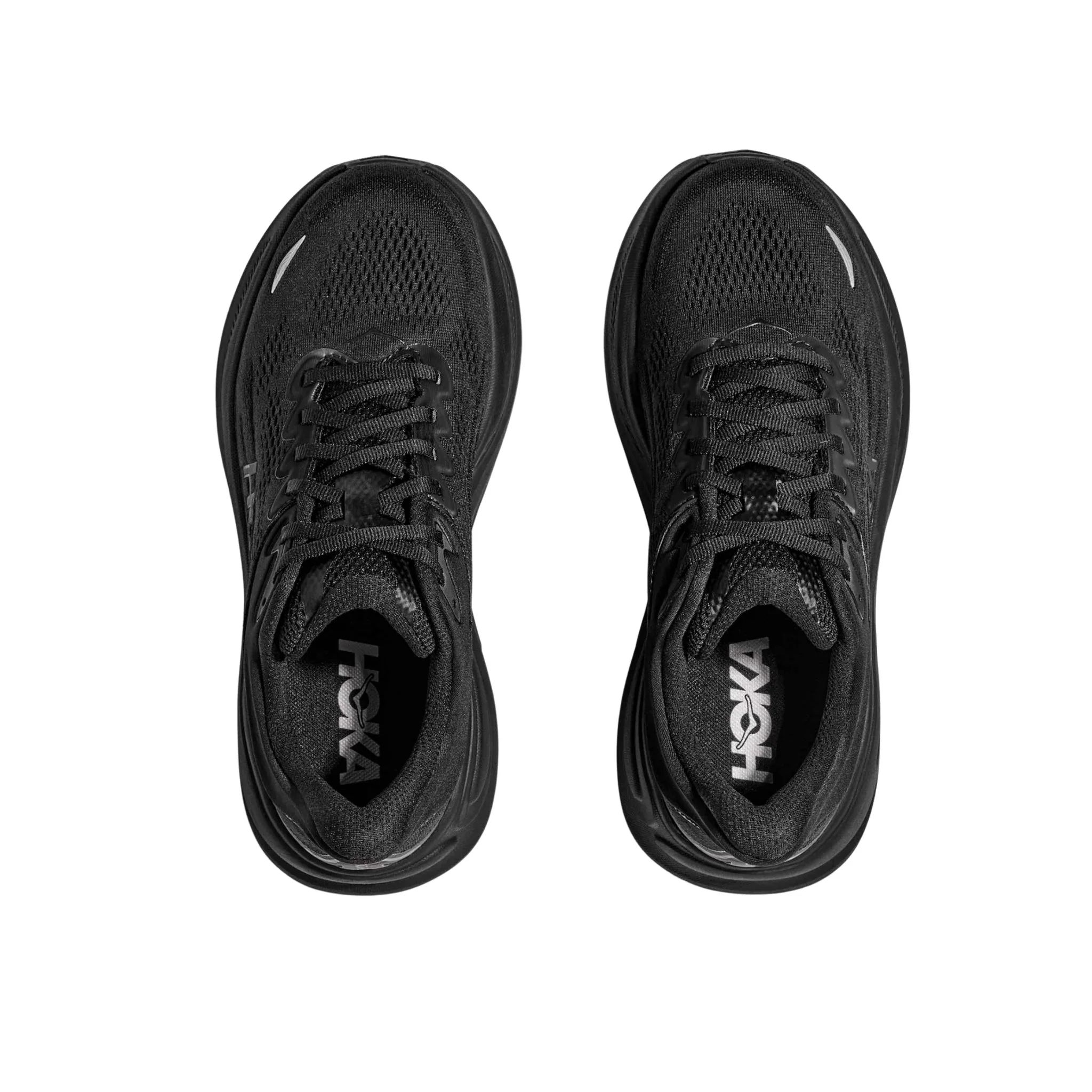 HOKA Men's Bondi 9 Running Shoes - Black/Black - Image 4