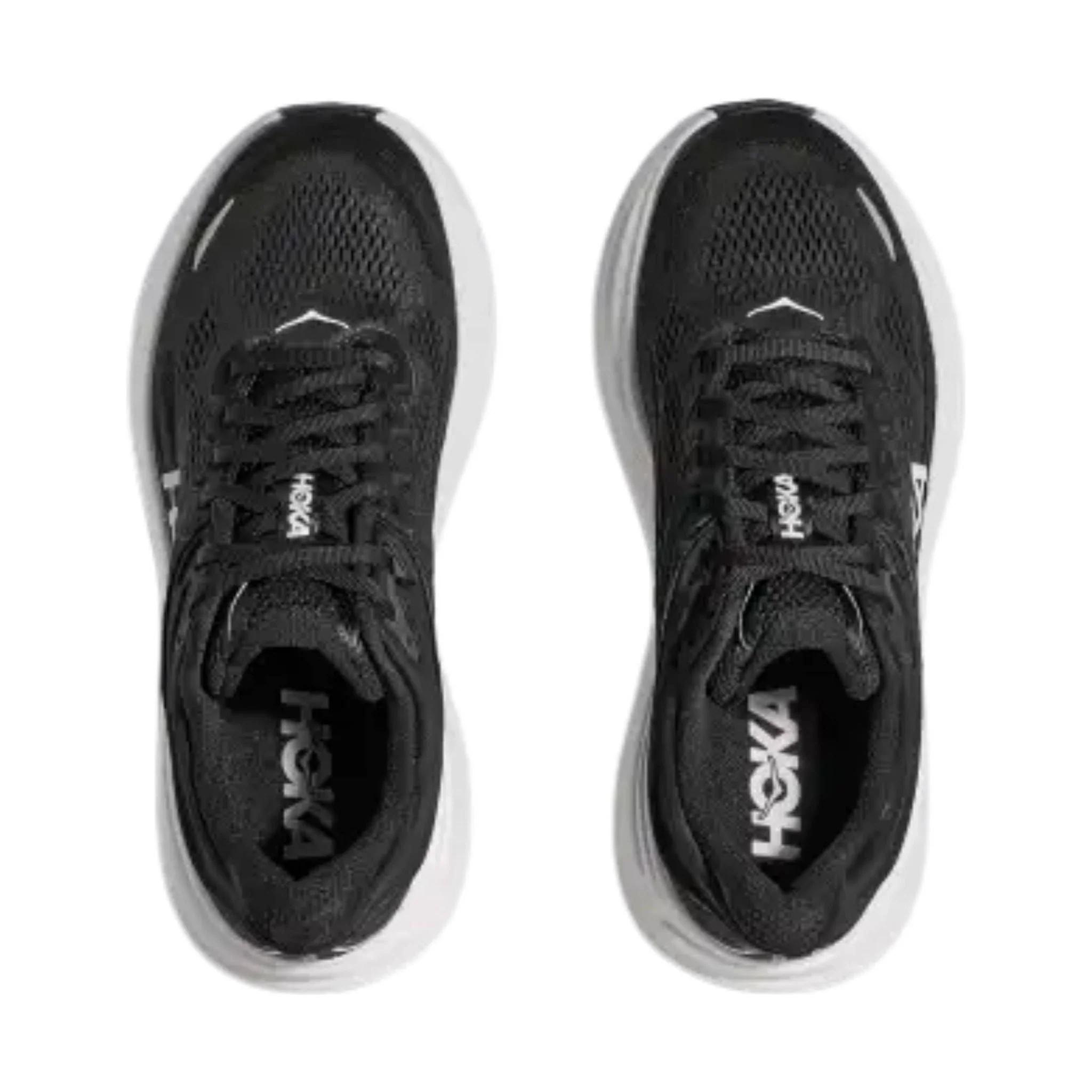 HOKA Men's Bondi 9 Running Shoes - Black/White - Image 3