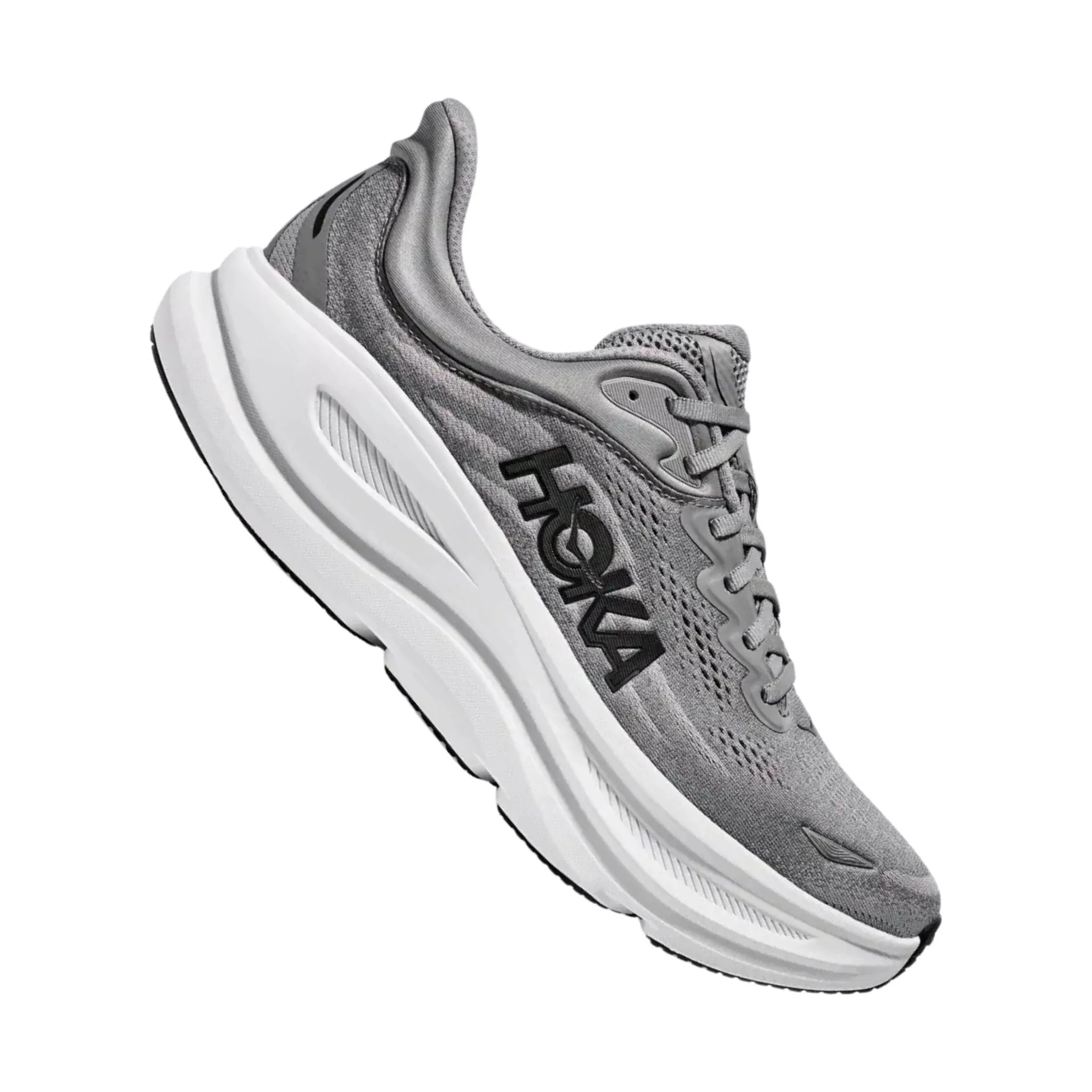 HOKA Men's Bondi 9 Running Shoes - Gal Grey/Stellar Grey
