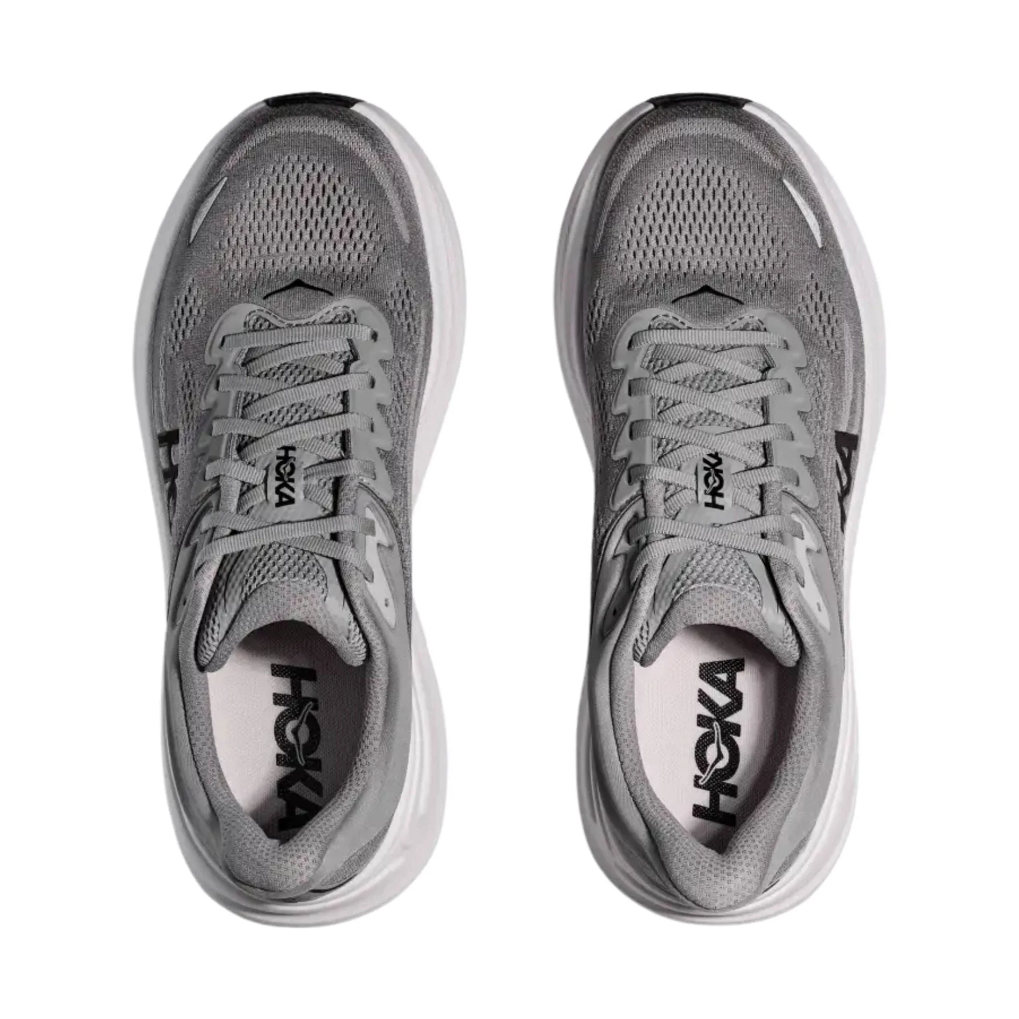 HOKA Men's Bondi 9 Running Shoes - Gal Grey/Stellar Grey - Image 4