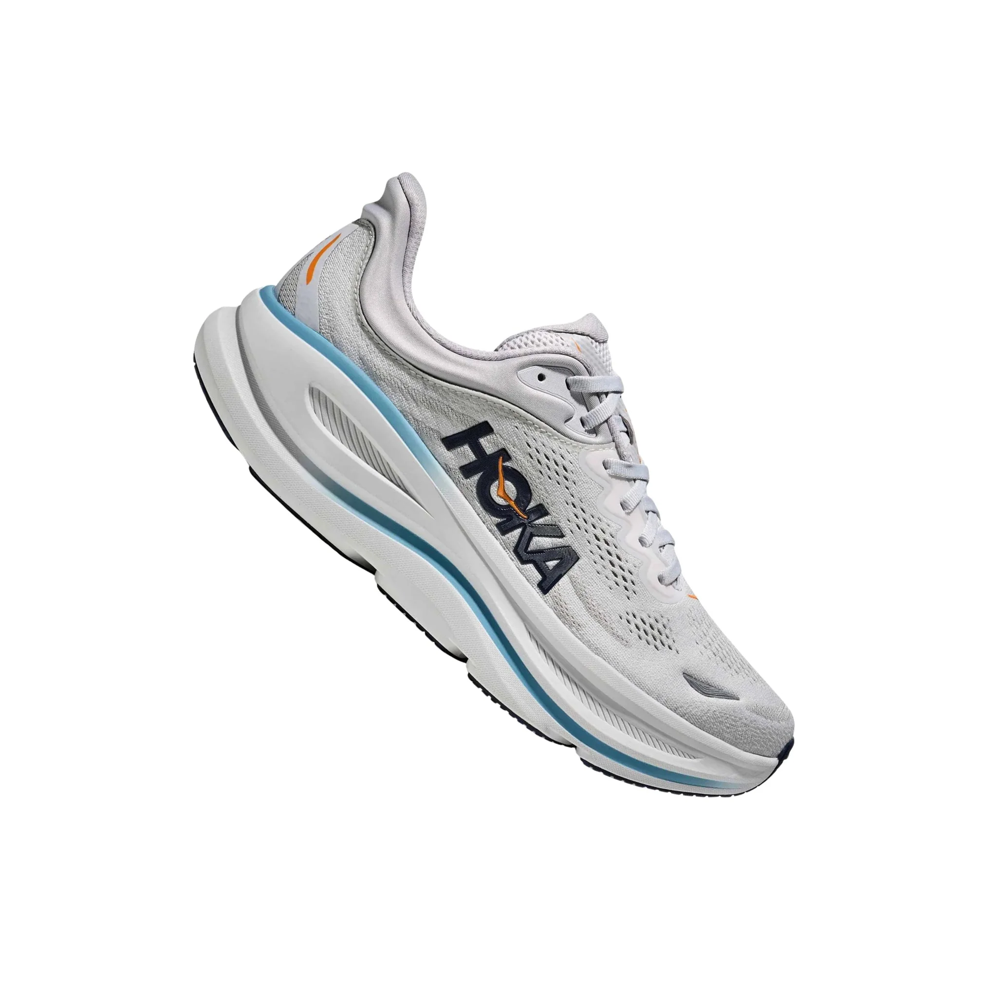 HOKA Men's Bondi 9 Running Shoes - Stardust/Cosmic Grey