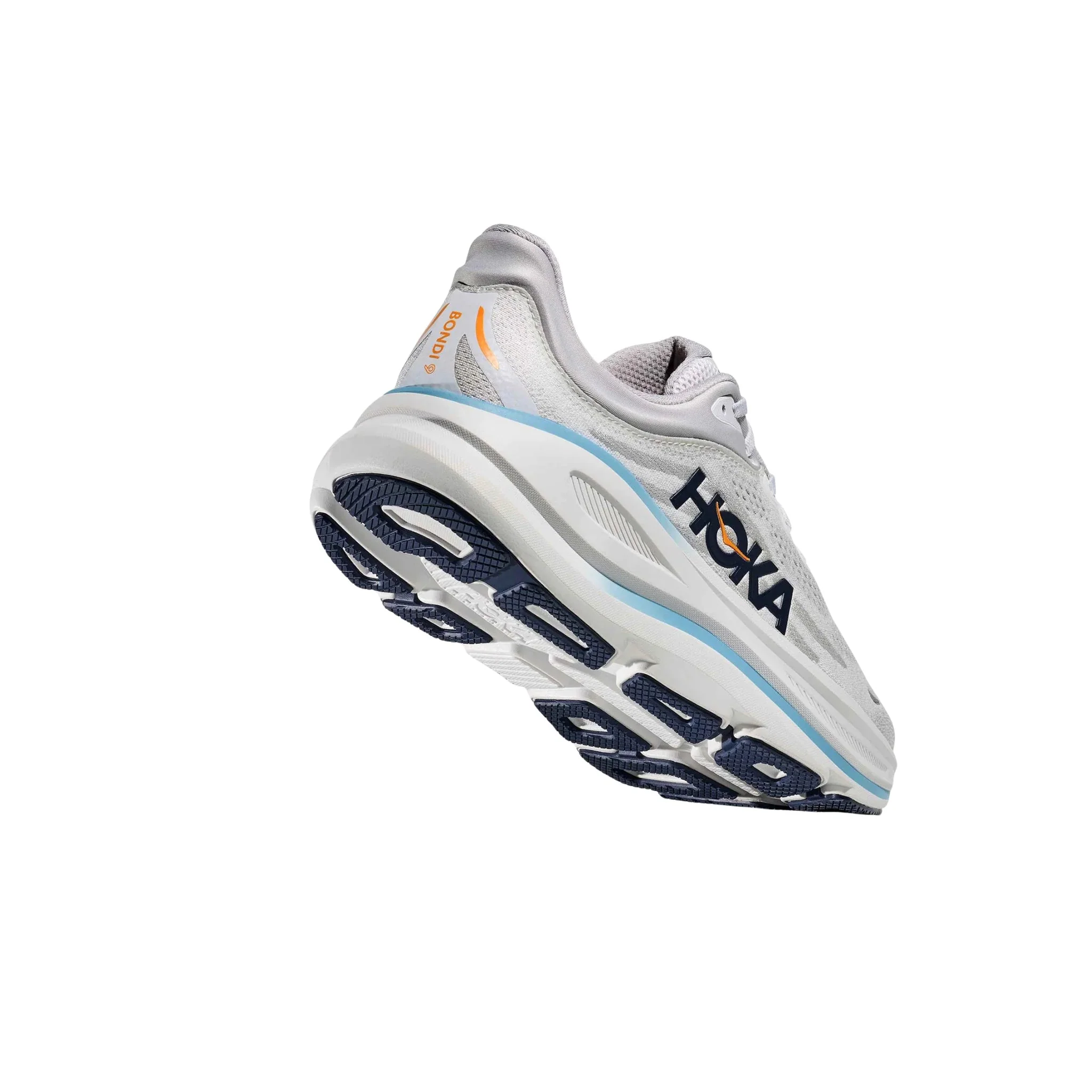 HOKA Men's Bondi 9 Running Shoes - Stardust/Cosmic Grey - Image 5